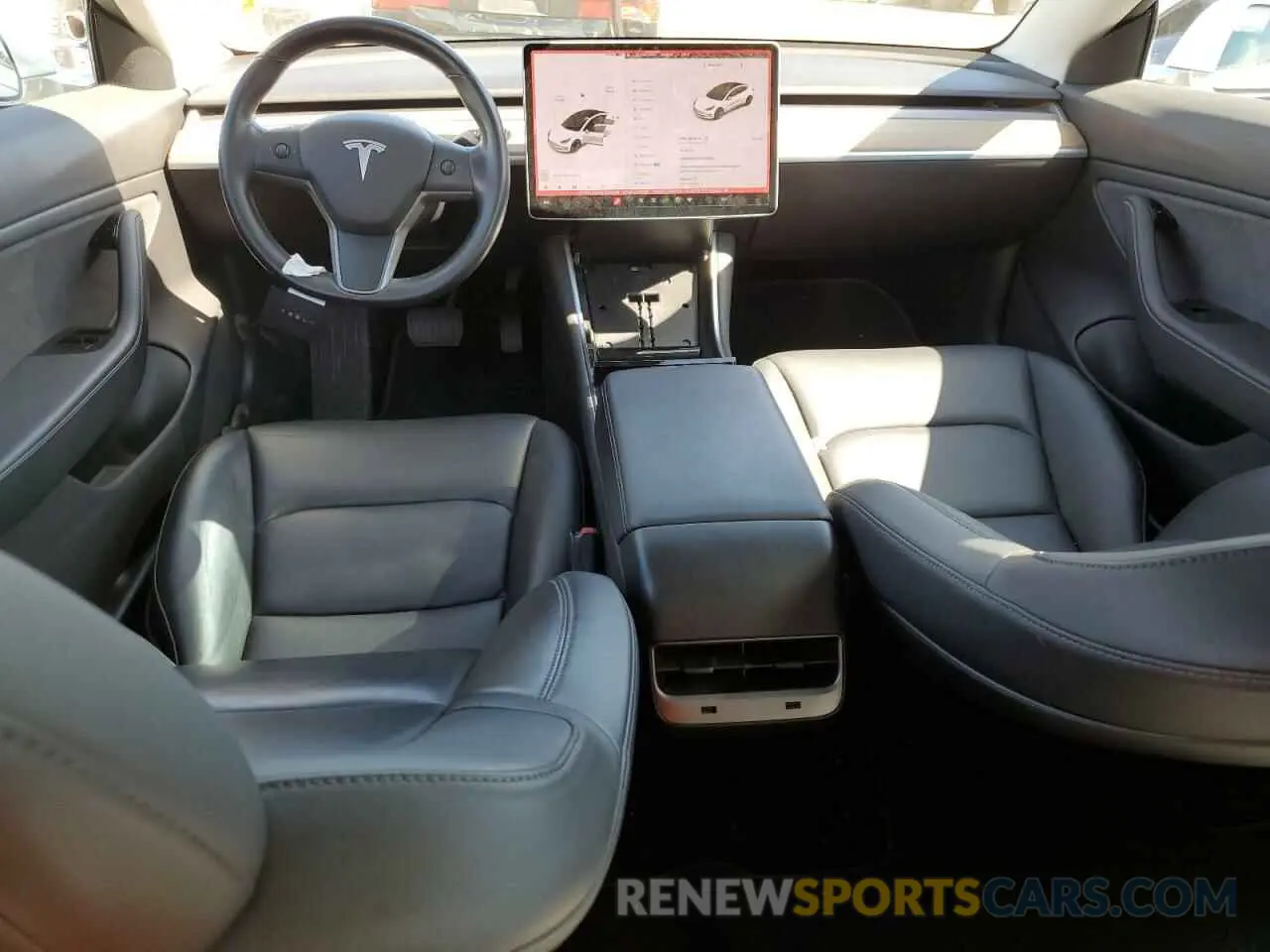 8 Photograph of a damaged car 5YJ3E1EA0KF326584 TESLA MODEL 3 2019
