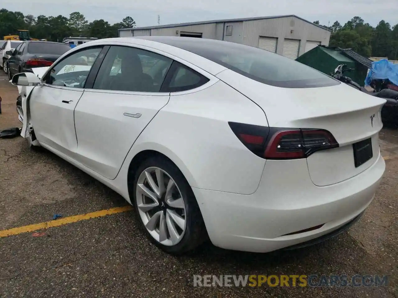 3 Photograph of a damaged car 5YJ3E1EA0KF338377 TESLA MODEL 3 2019