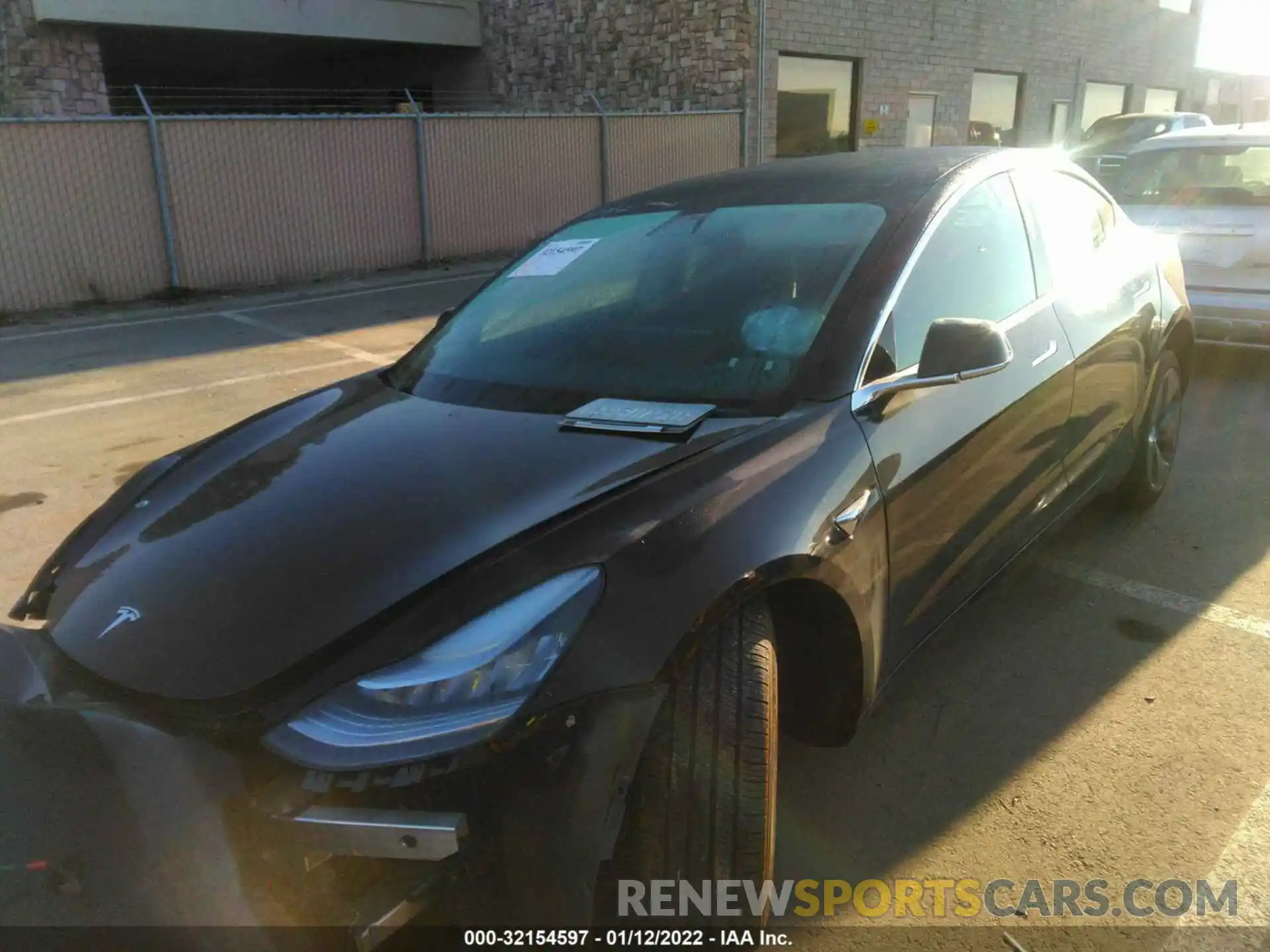 2 Photograph of a damaged car 5YJ3E1EA0KF344910 TESLA MODEL 3 2019