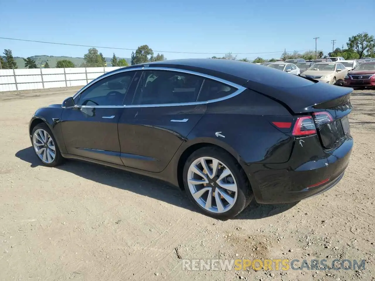 2 Photograph of a damaged car 5YJ3E1EA0KF345393 TESLA MODEL 3 2019