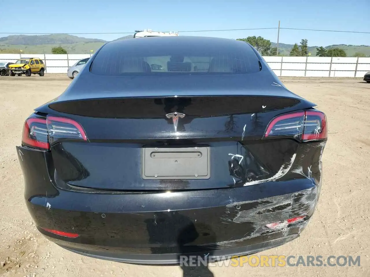 6 Photograph of a damaged car 5YJ3E1EA0KF345393 TESLA MODEL 3 2019