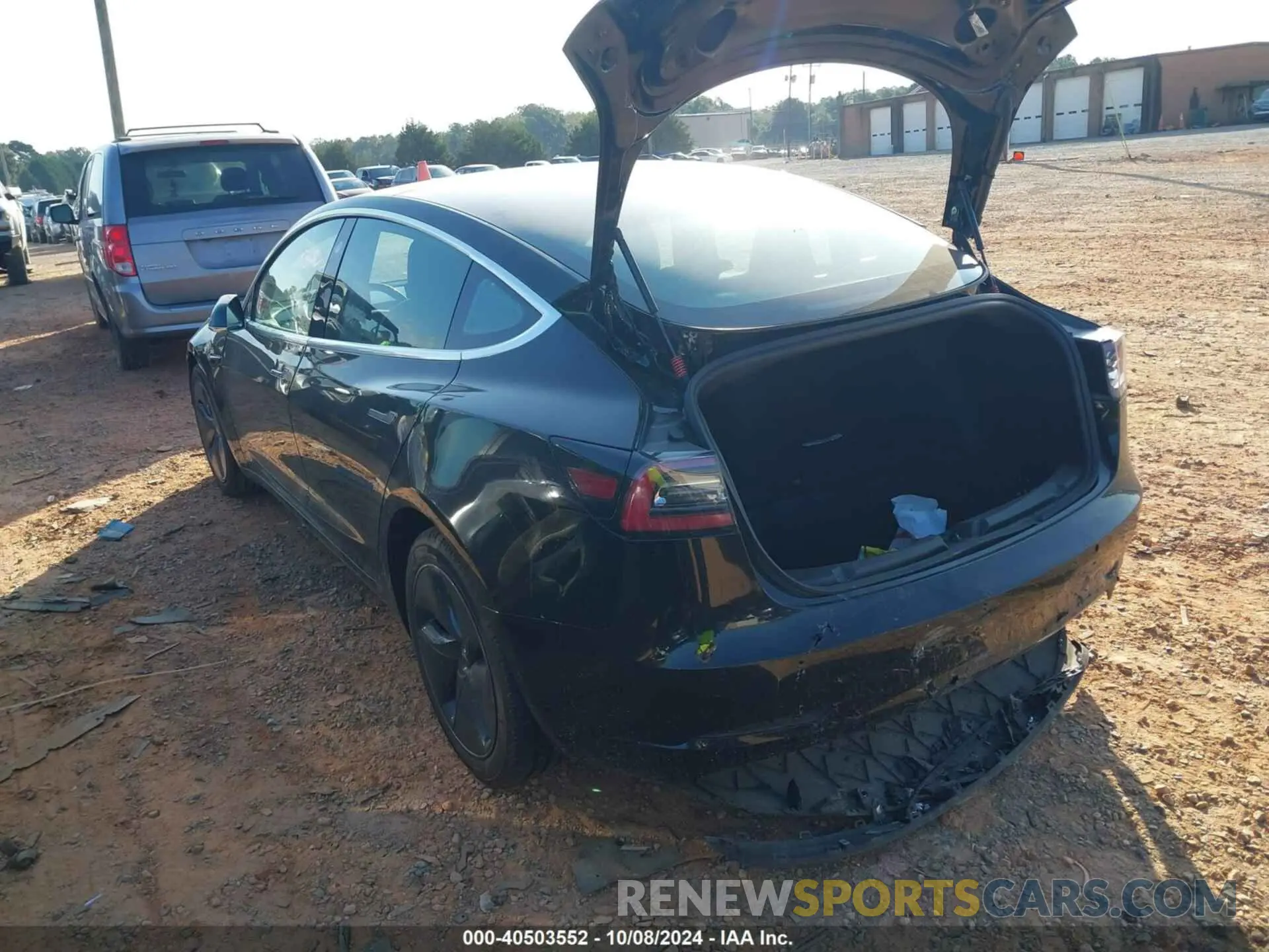 3 Photograph of a damaged car 5YJ3E1EA0KF361738 TESLA MODEL 3 2019