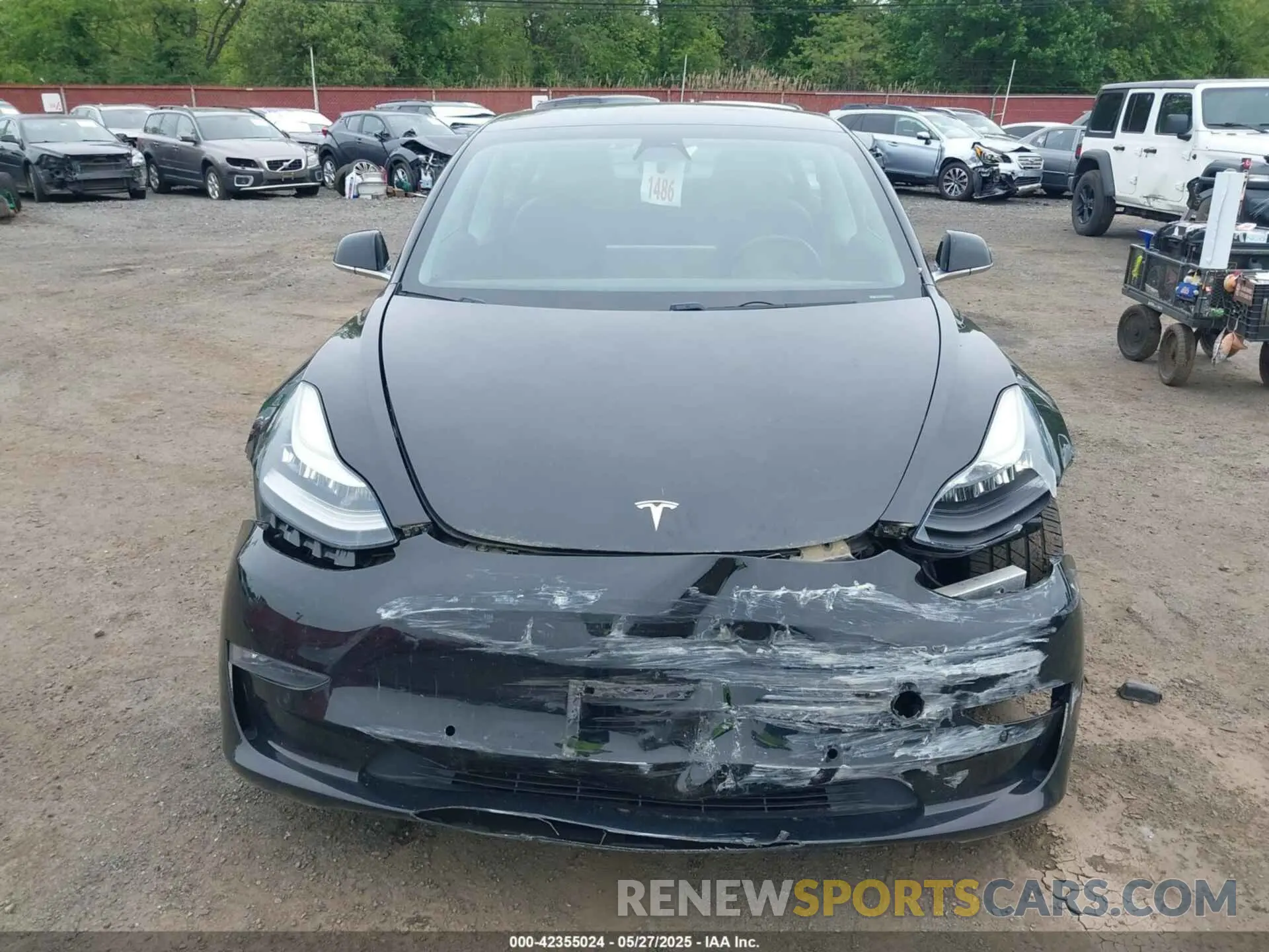 12 Photograph of a damaged car 5YJ3E1EA0KF395226 TESLA MODEL 3 2019
