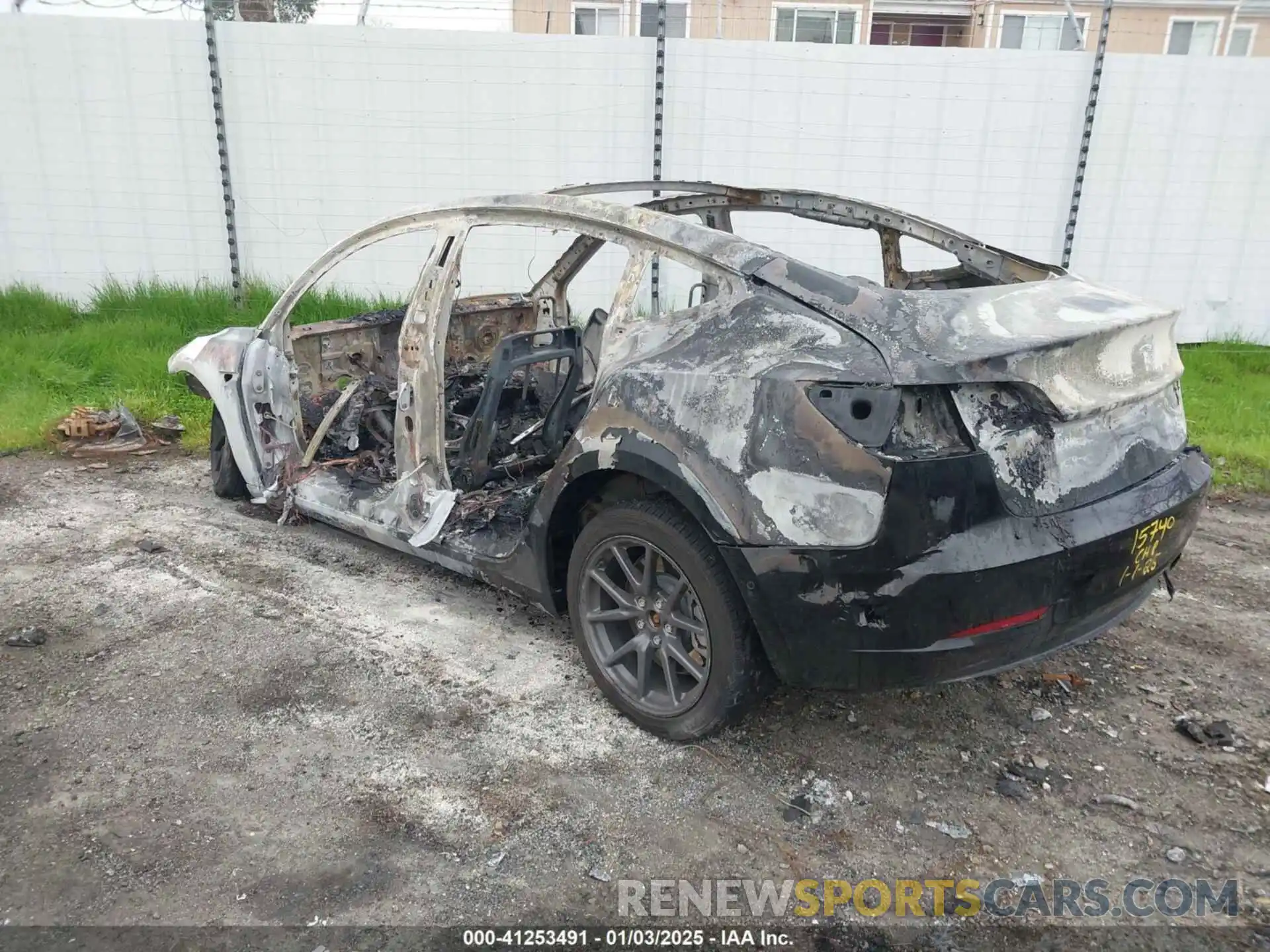 3 Photograph of a damaged car 5YJ3E1EA0KF399695 TESLA MODEL 3 2019