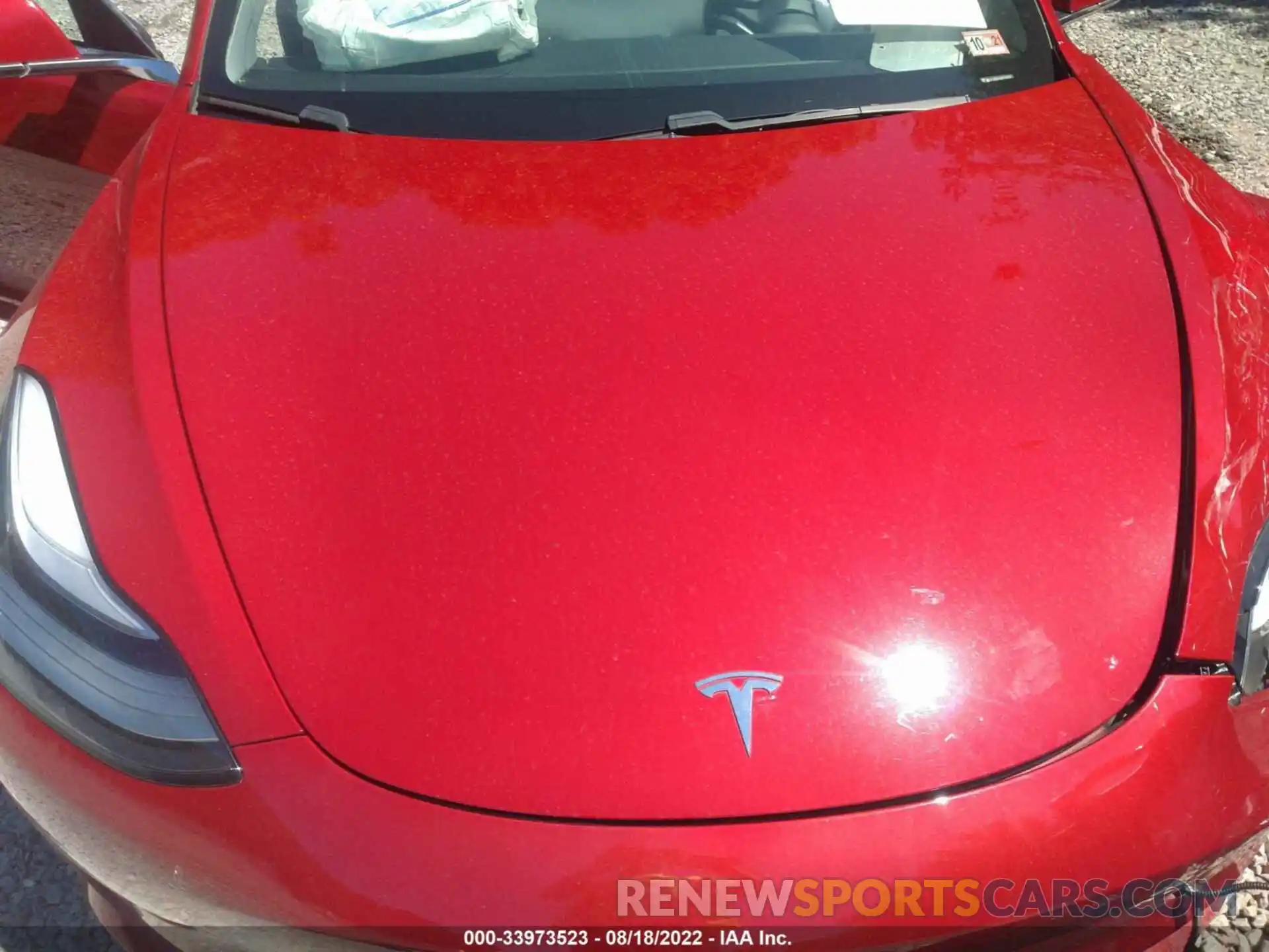 10 Photograph of a damaged car 5YJ3E1EA0KF402787 TESLA MODEL 3 2019