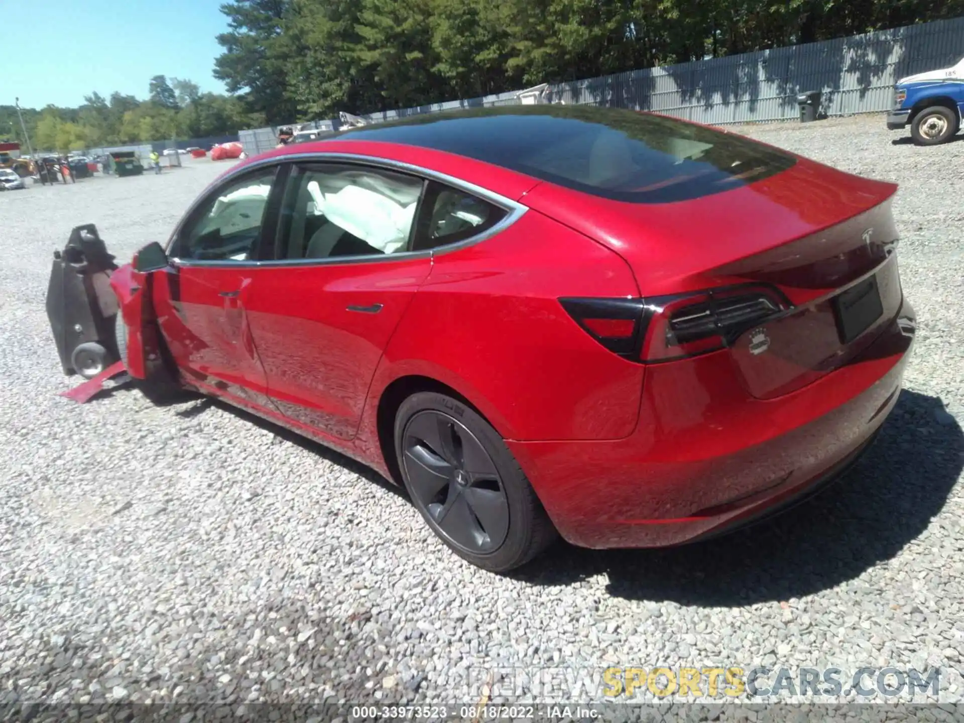 3 Photograph of a damaged car 5YJ3E1EA0KF402787 TESLA MODEL 3 2019