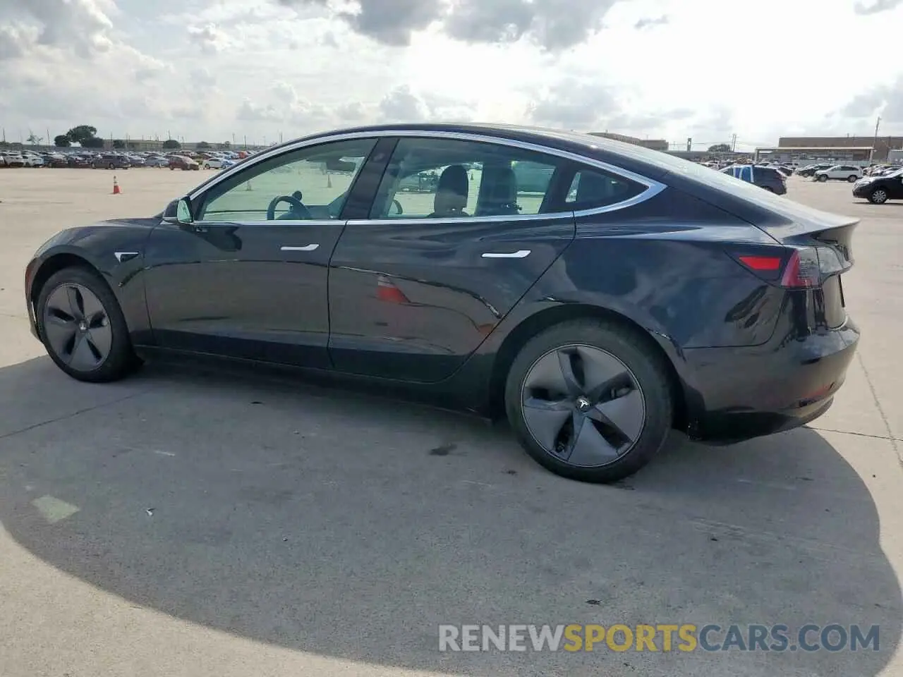 2 Photograph of a damaged car 5YJ3E1EA0KF406368 TESLA MODEL 3 2019