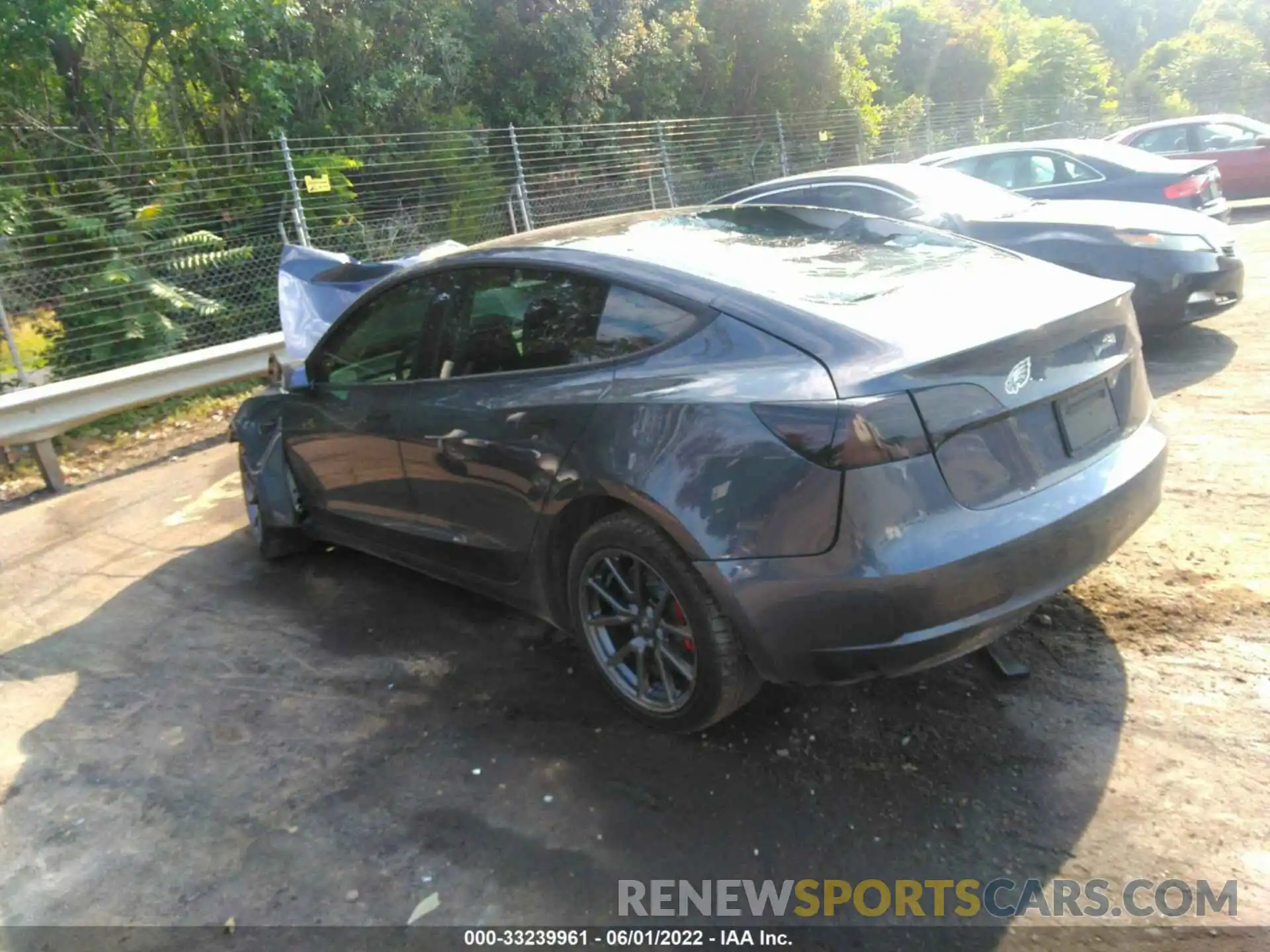 3 Photograph of a damaged car 5YJ3E1EA0KF411117 TESLA MODEL 3 2019