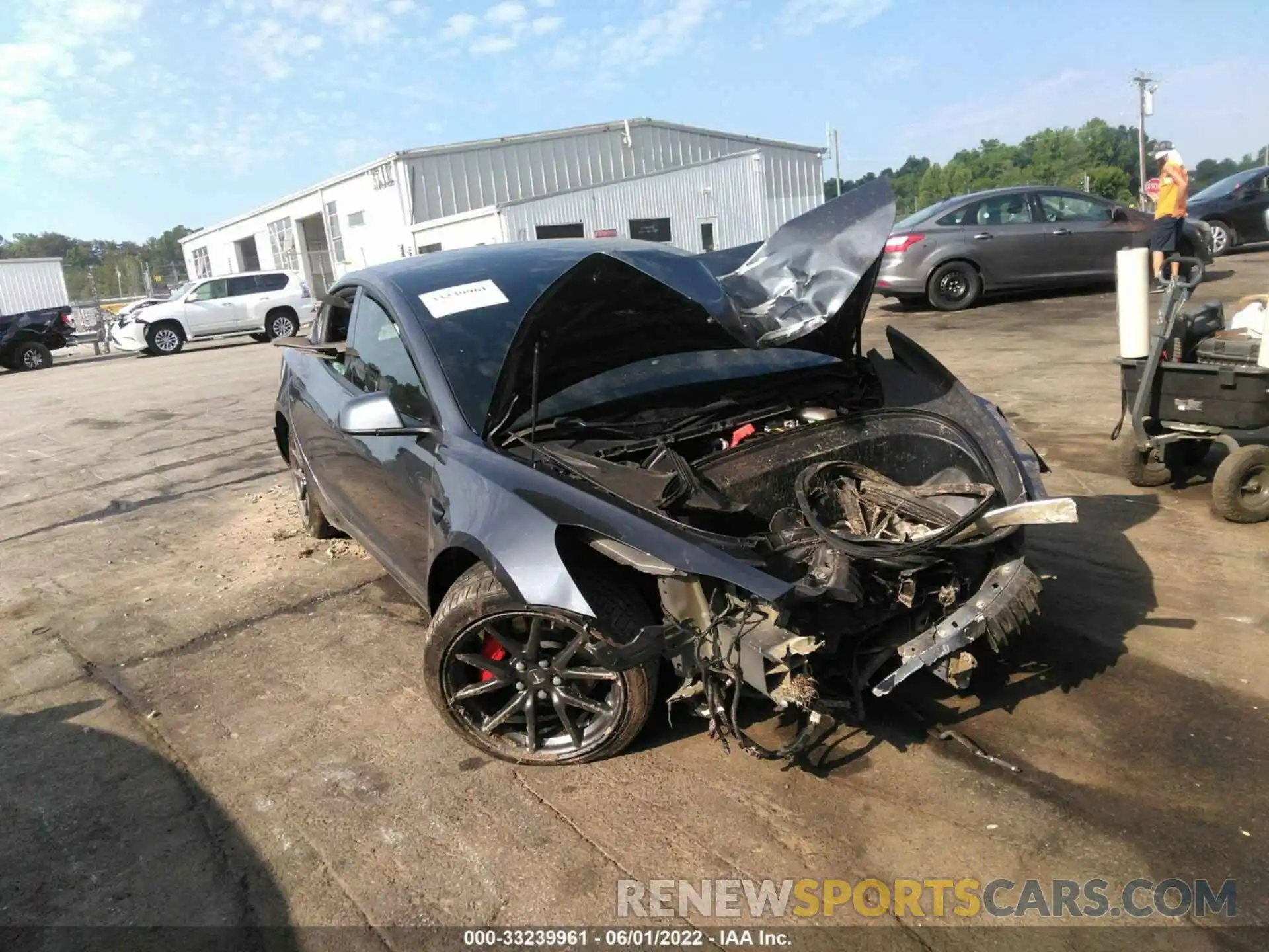 6 Photograph of a damaged car 5YJ3E1EA0KF411117 TESLA MODEL 3 2019