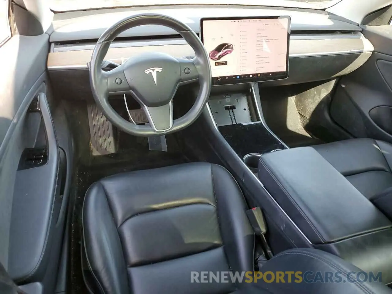 8 Photograph of a damaged car 5YJ3E1EA0KF411182 TESLA MODEL 3 2019