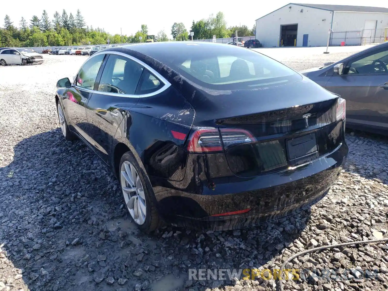 3 Photograph of a damaged car 5YJ3E1EA0KF414549 TESLA MODEL 3 2019