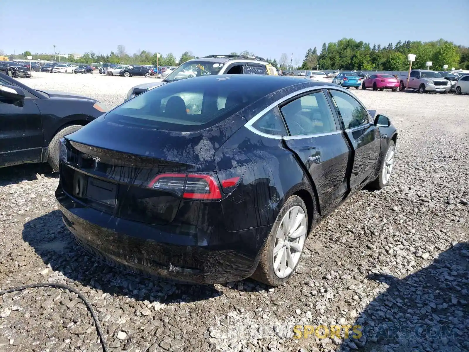 4 Photograph of a damaged car 5YJ3E1EA0KF414549 TESLA MODEL 3 2019