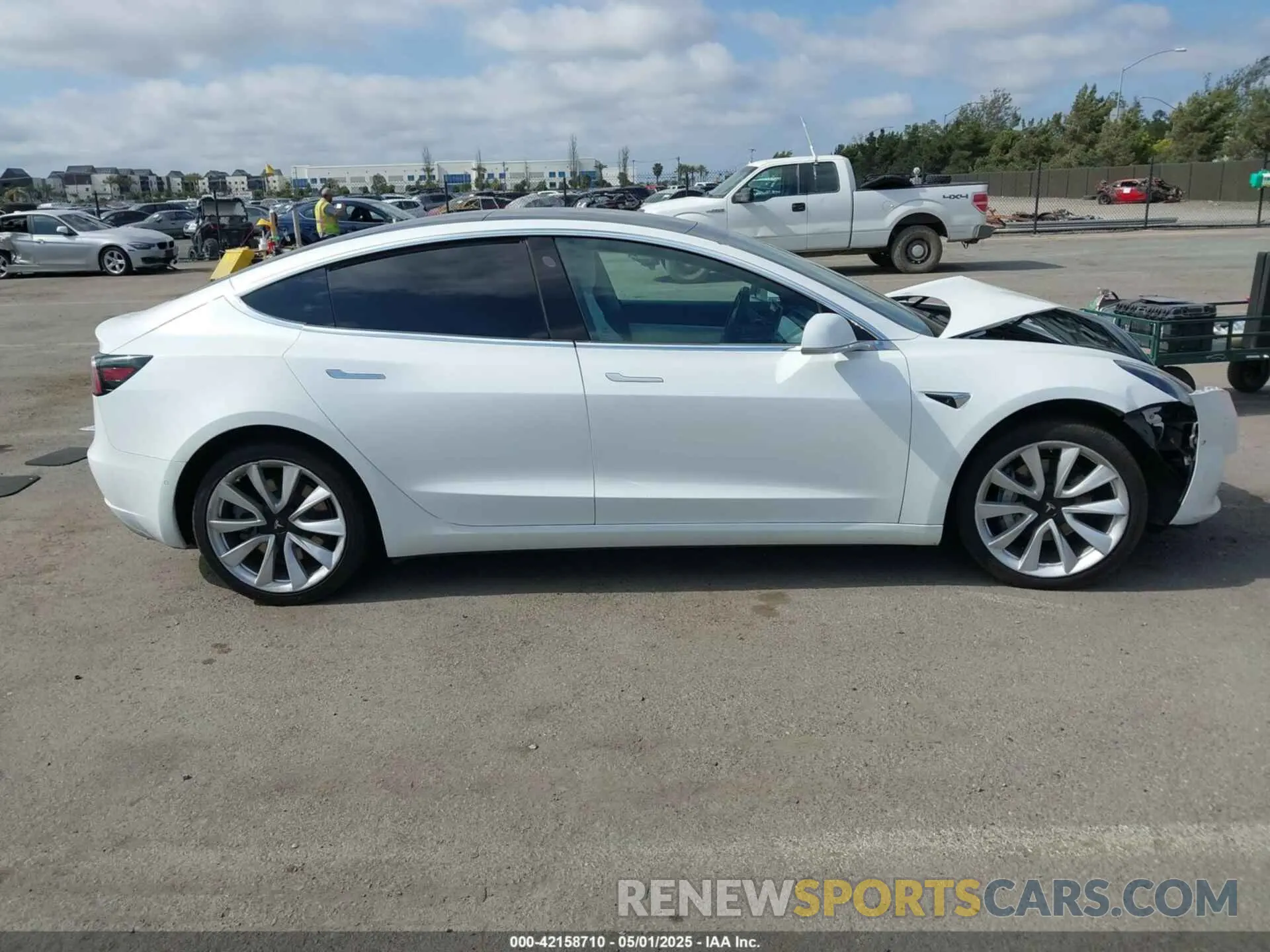 13 Photograph of a damaged car 5YJ3E1EA0KF419427 TESLA MODEL 3 2019