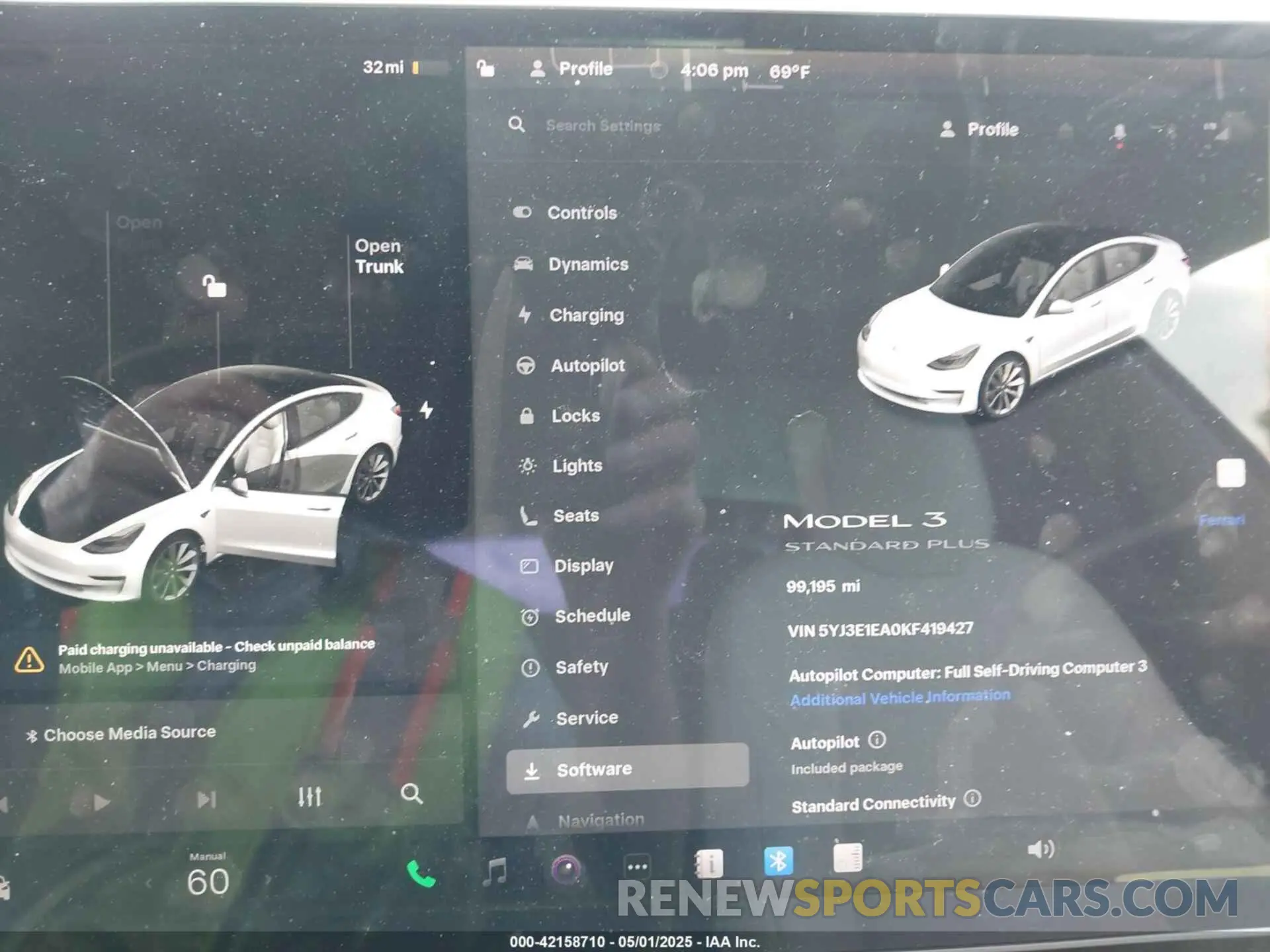 7 Photograph of a damaged car 5YJ3E1EA0KF419427 TESLA MODEL 3 2019