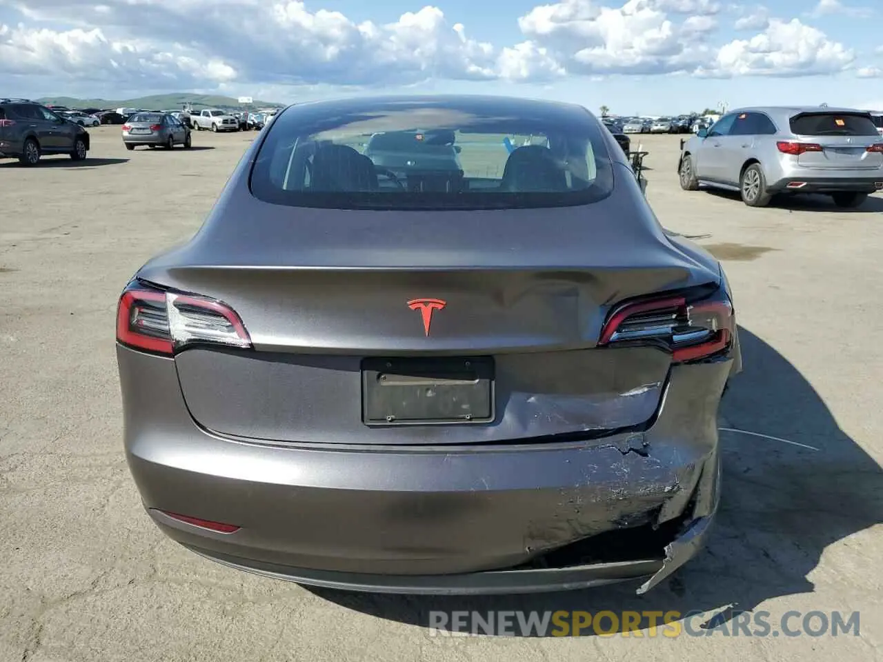 6 Photograph of a damaged car 5YJ3E1EA0KF419721 TESLA MODEL 3 2019