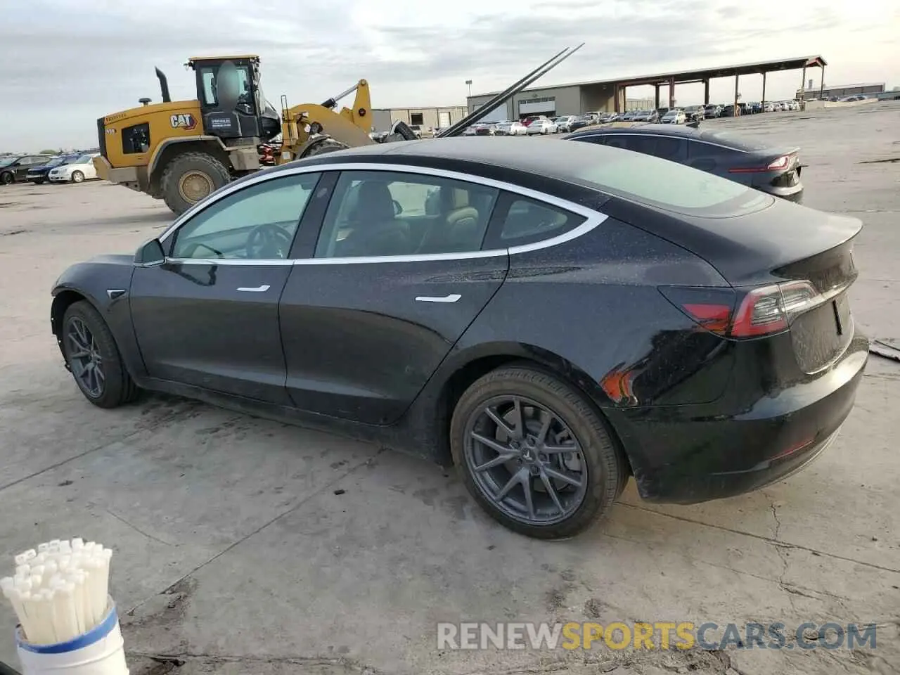 2 Photograph of a damaged car 5YJ3E1EA0KF424577 TESLA MODEL 3 2019