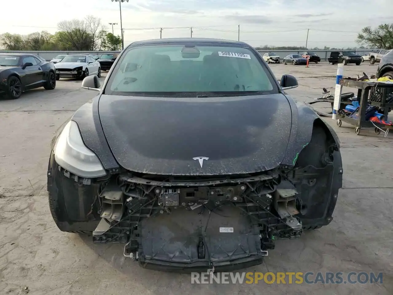 5 Photograph of a damaged car 5YJ3E1EA0KF424577 TESLA MODEL 3 2019