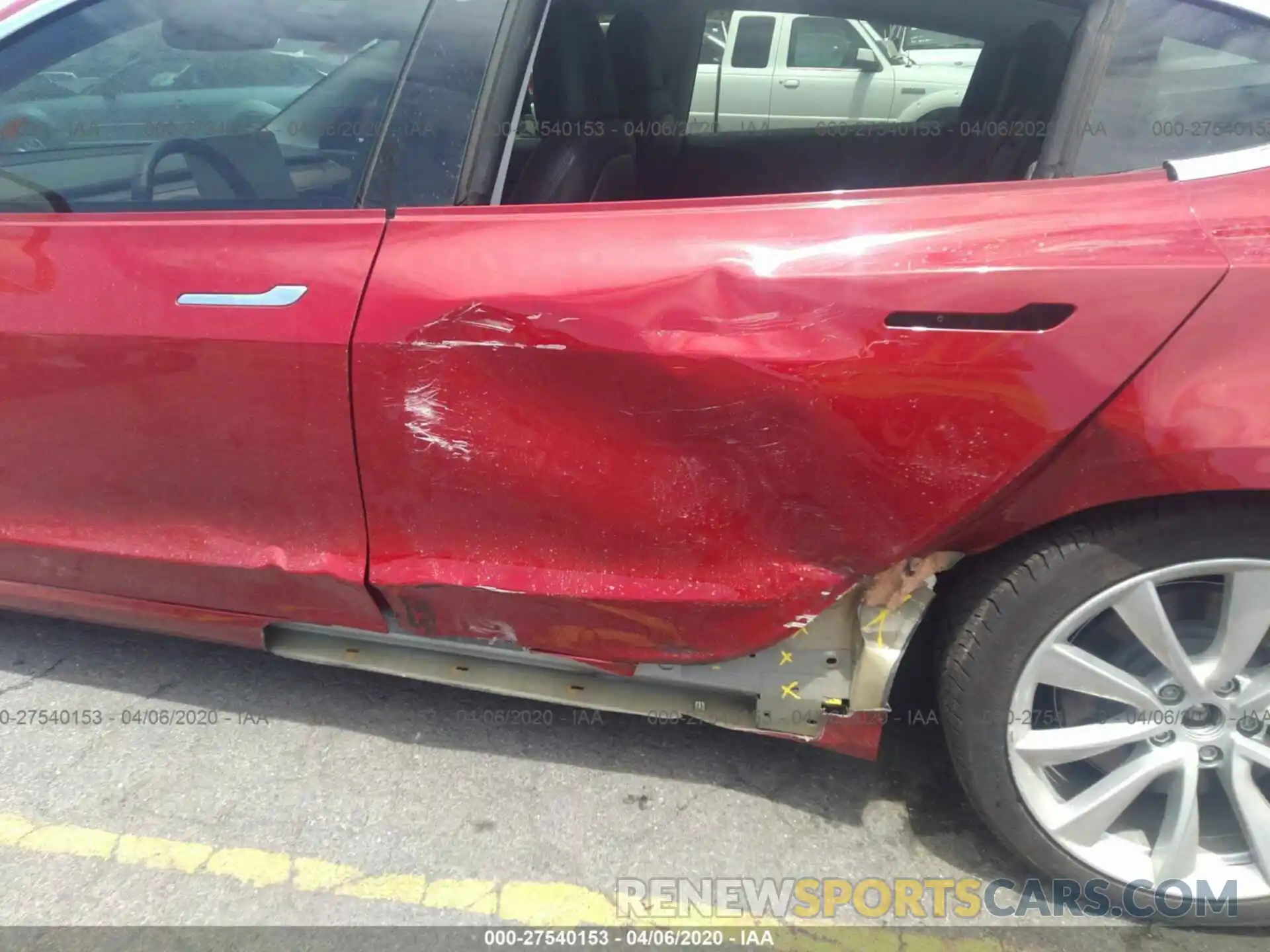 6 Photograph of a damaged car 5YJ3E1EA0KF428385 TESLA MODEL 3 2019