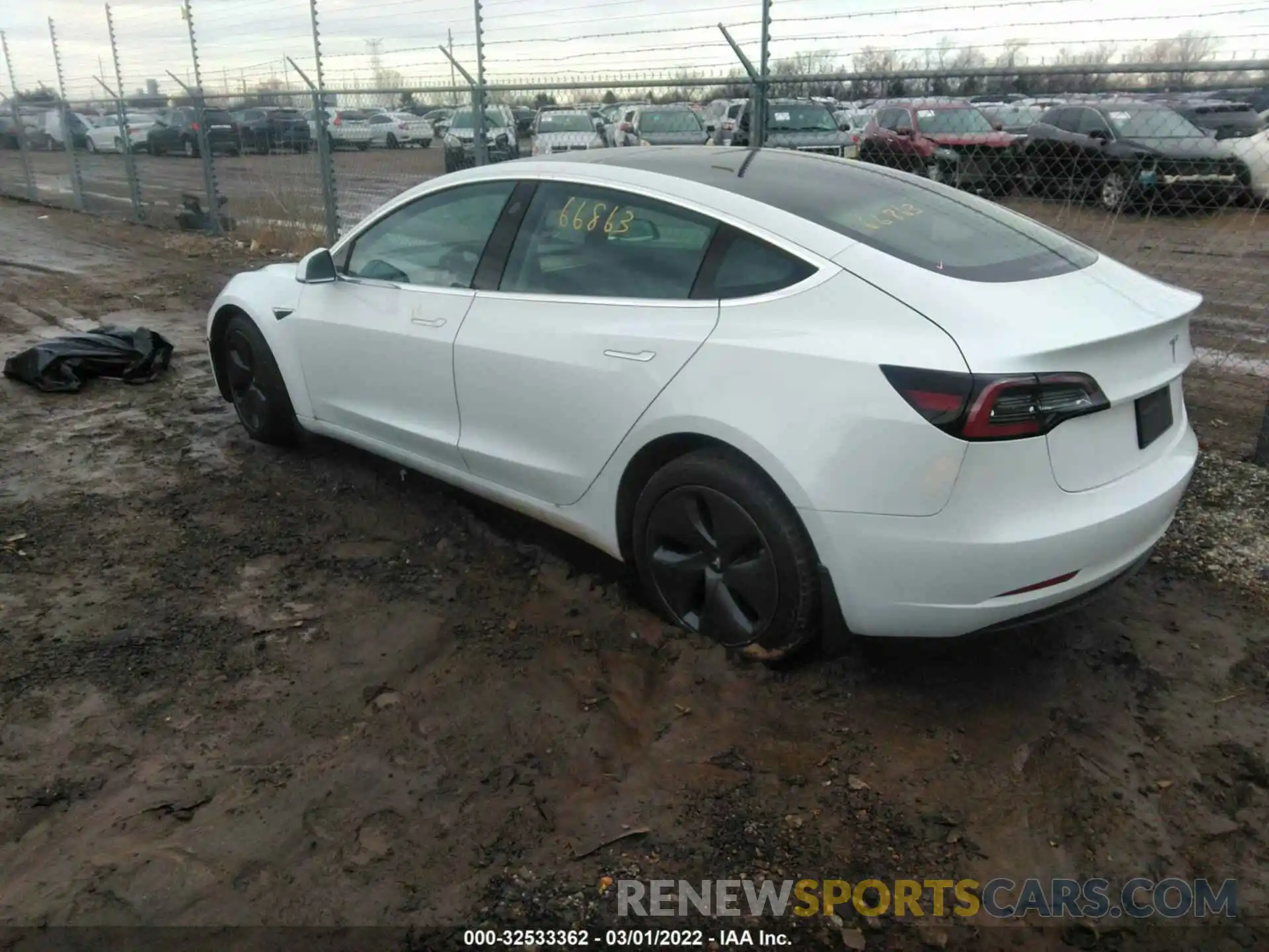 3 Photograph of a damaged car 5YJ3E1EA0KF430850 TESLA MODEL 3 2019