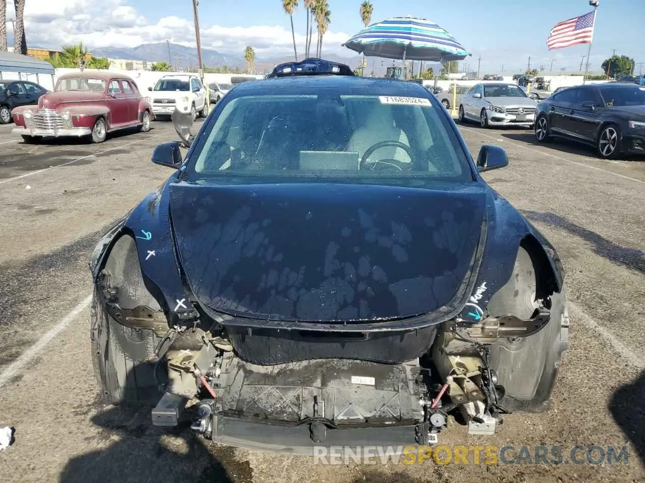 5 Photograph of a damaged car 5YJ3E1EA0KF431948 TESLA MODEL 3 2019