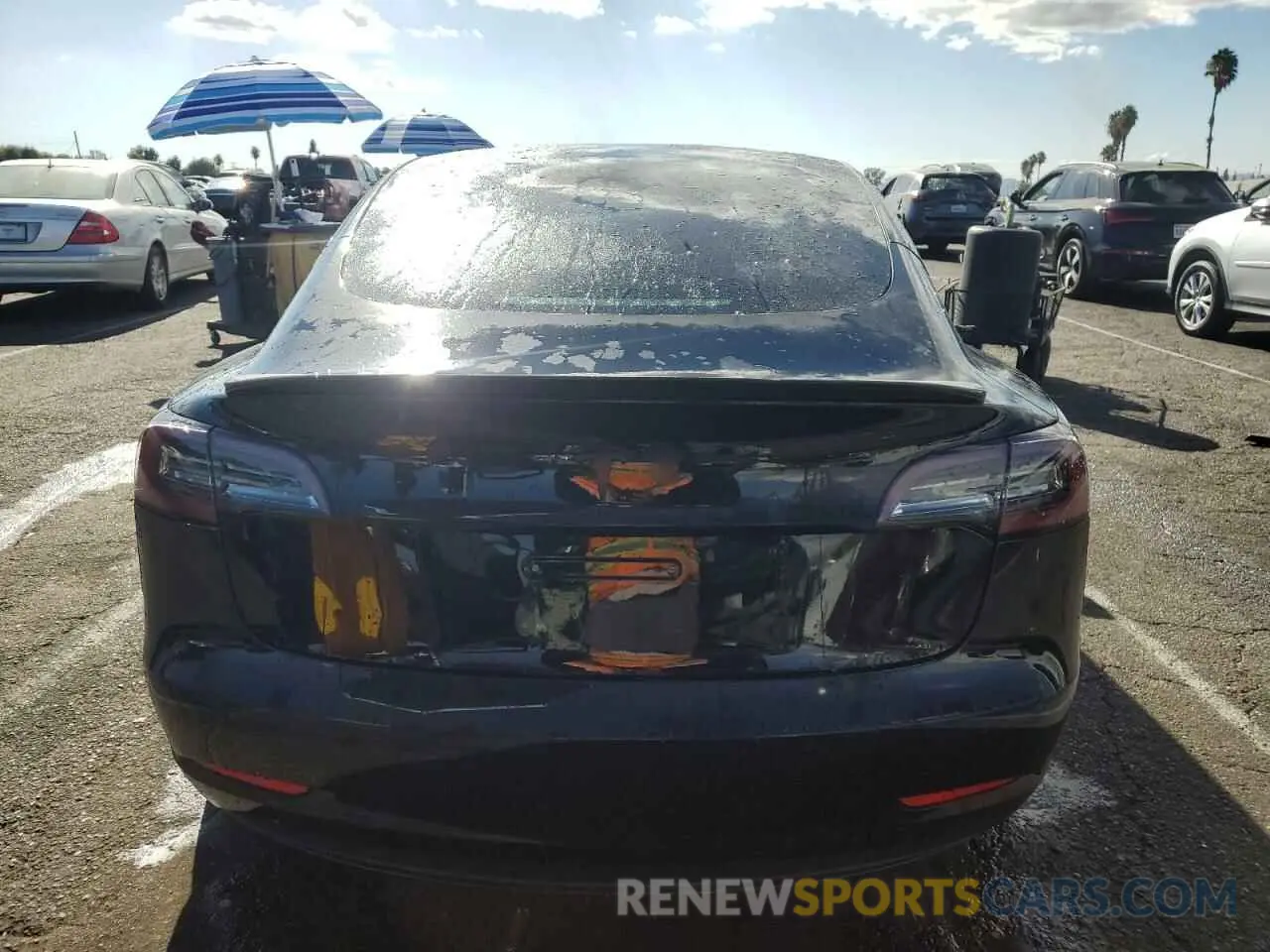 6 Photograph of a damaged car 5YJ3E1EA0KF431948 TESLA MODEL 3 2019