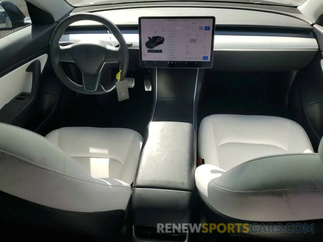 8 Photograph of a damaged car 5YJ3E1EA0KF431948 TESLA MODEL 3 2019