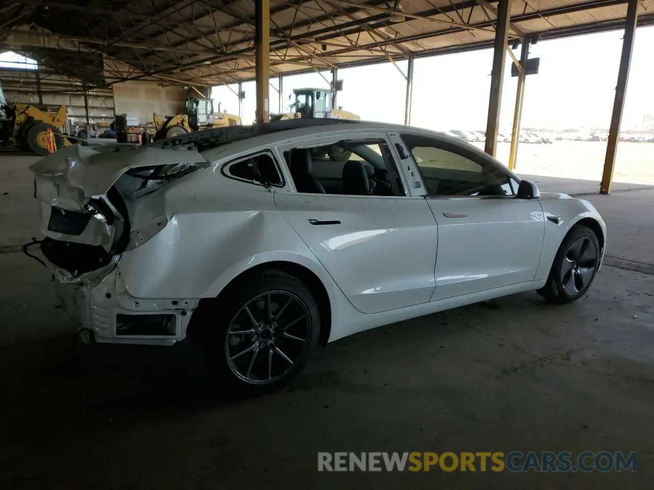 3 Photograph of a damaged car 5YJ3E1EA0KF435613 TESLA MODEL 3 2019