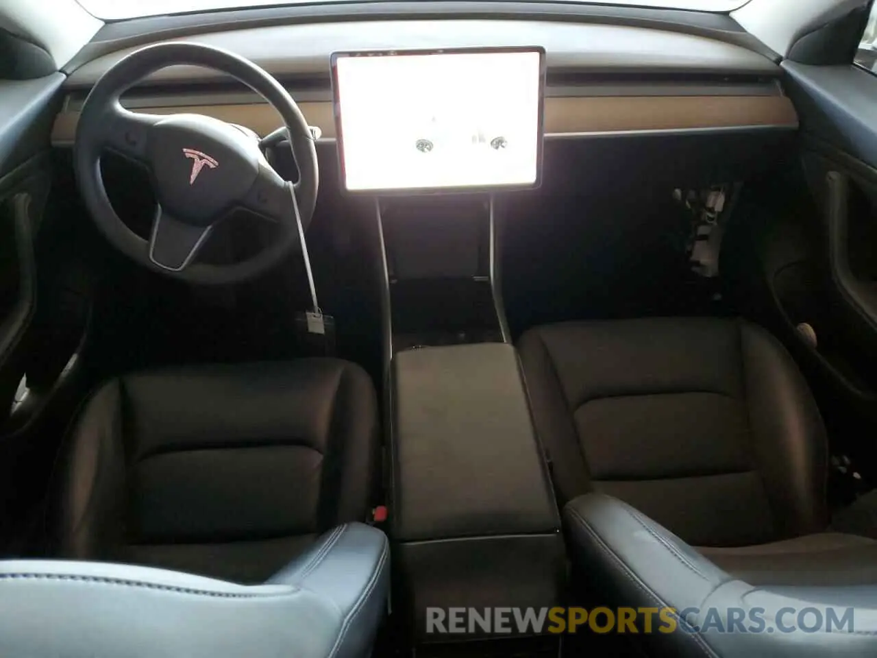 8 Photograph of a damaged car 5YJ3E1EA0KF435613 TESLA MODEL 3 2019