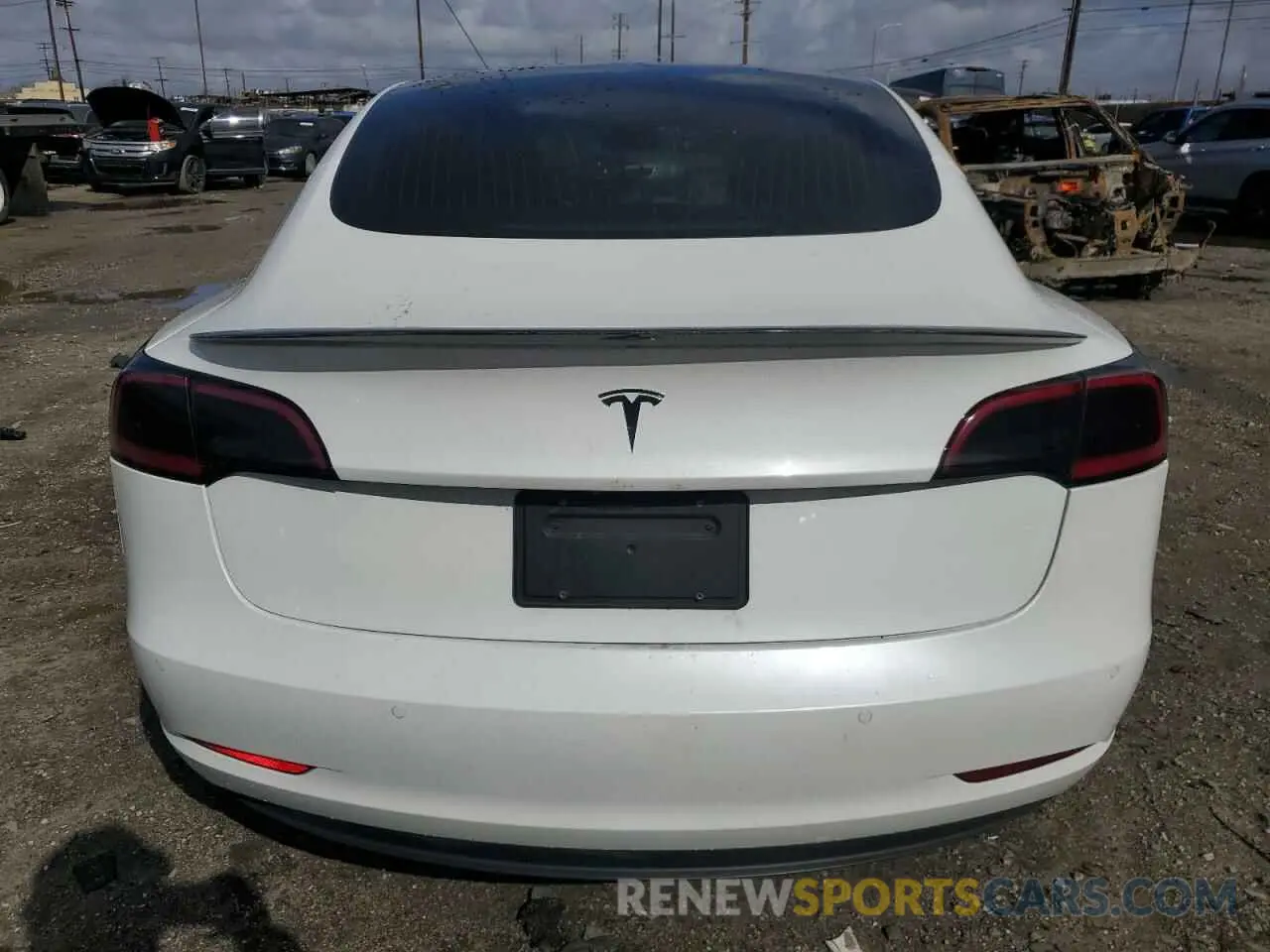 6 Photograph of a damaged car 5YJ3E1EA0KF464612 TESLA MODEL 3 2019