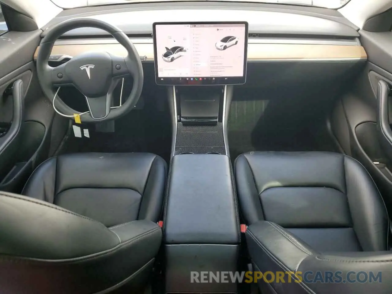 8 Photograph of a damaged car 5YJ3E1EA0KF464612 TESLA MODEL 3 2019