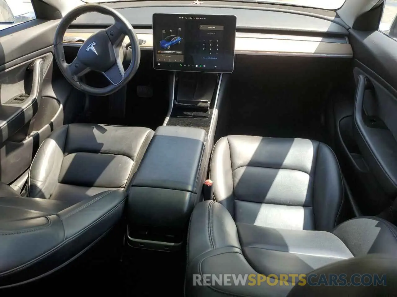 8 Photograph of a damaged car 5YJ3E1EA0KF466585 TESLA MODEL 3 2019