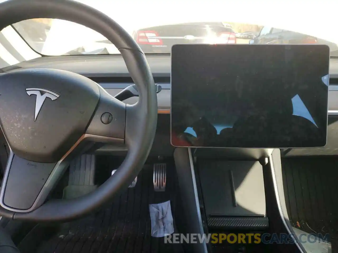 8 Photograph of a damaged car 5YJ3E1EA0KF466876 TESLA MODEL 3 2019