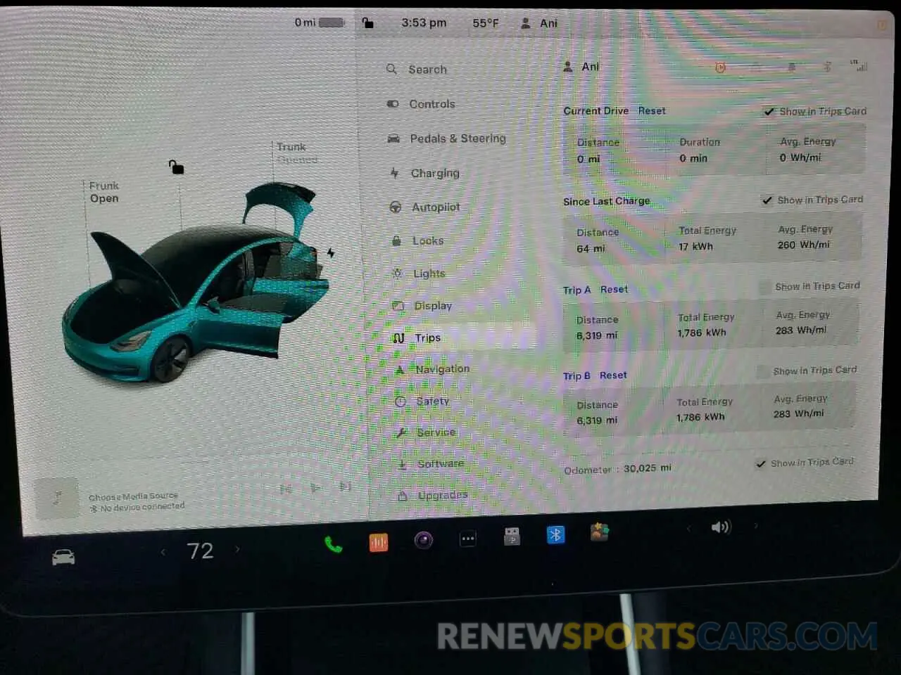 9 Photograph of a damaged car 5YJ3E1EA0KF482415 TESLA MODEL 3 2019