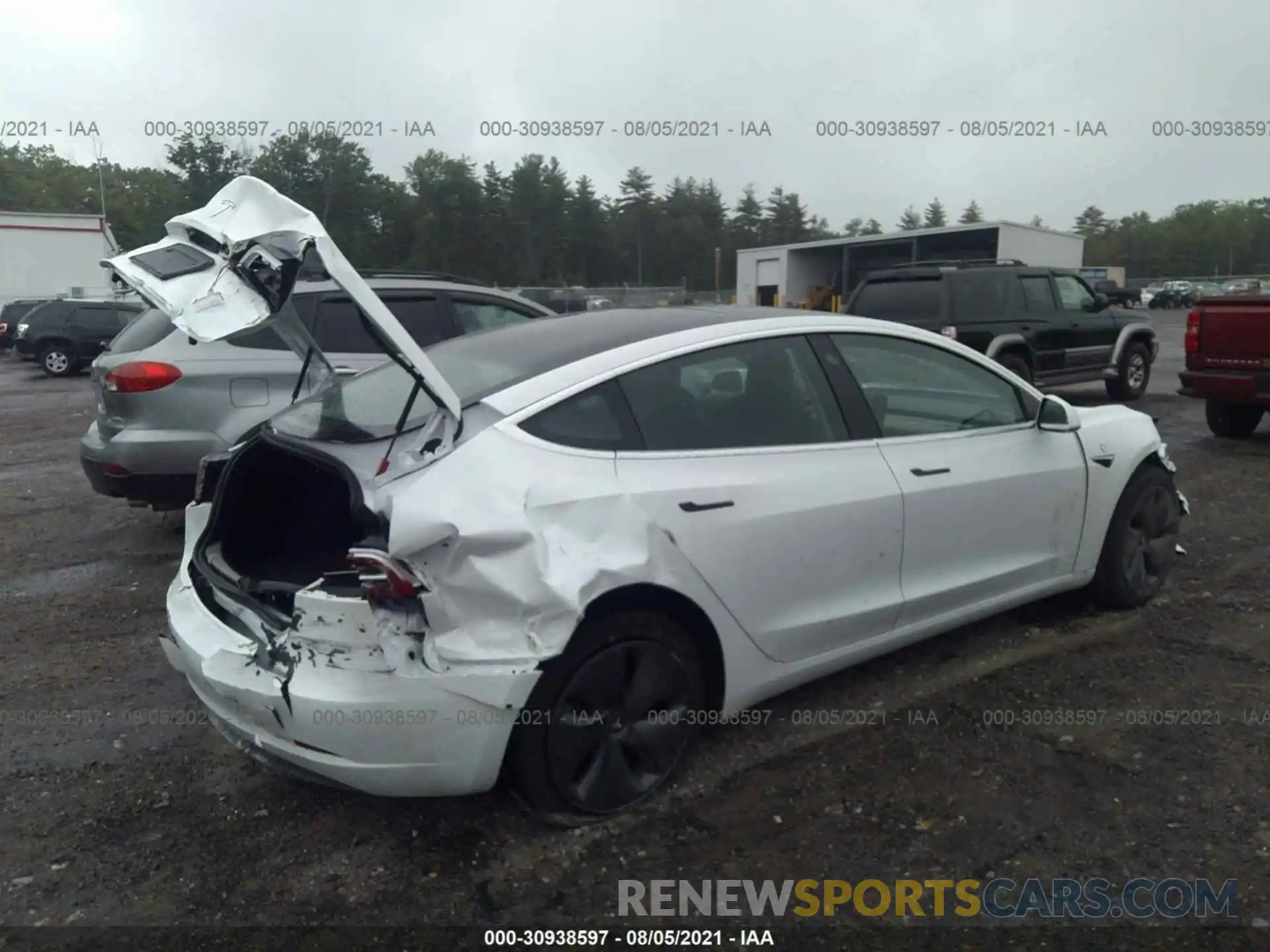 4 Photograph of a damaged car 5YJ3E1EA0KF484200 TESLA MODEL 3 2019