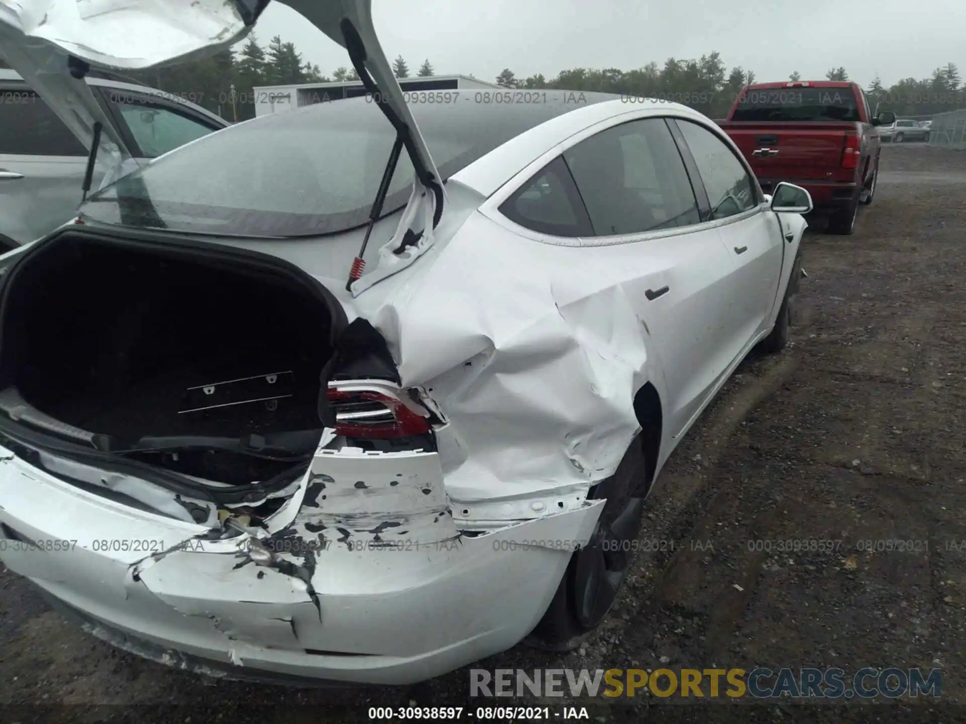 6 Photograph of a damaged car 5YJ3E1EA0KF484200 TESLA MODEL 3 2019