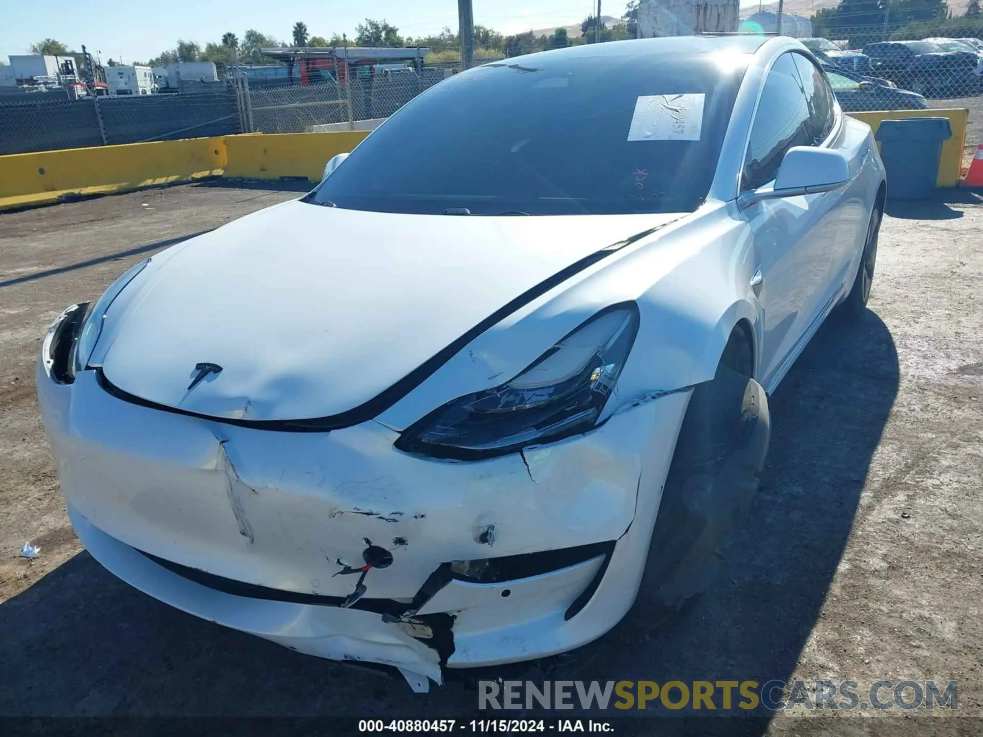6 Photograph of a damaged car 5YJ3E1EA0KF484813 TESLA MODEL 3 2019