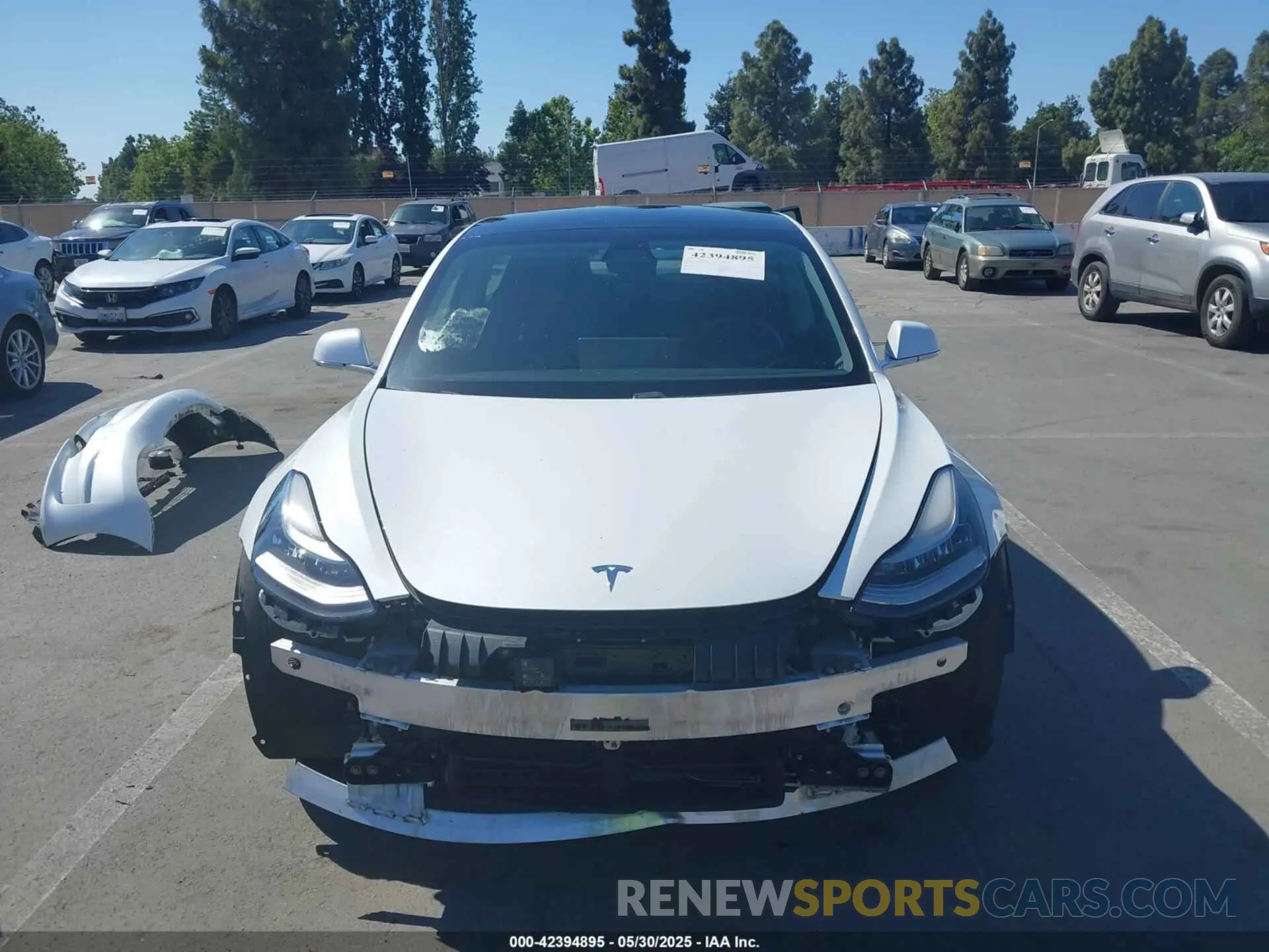 11 Photograph of a damaged car 5YJ3E1EA0KF485346 TESLA MODEL 3 2019