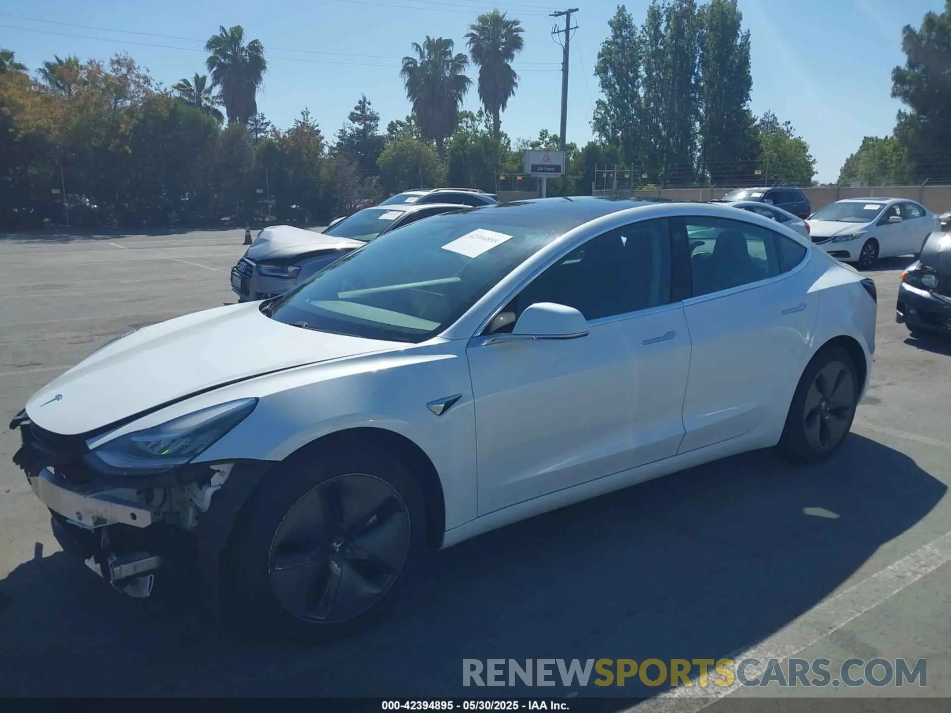6 Photograph of a damaged car 5YJ3E1EA0KF485346 TESLA MODEL 3 2019
