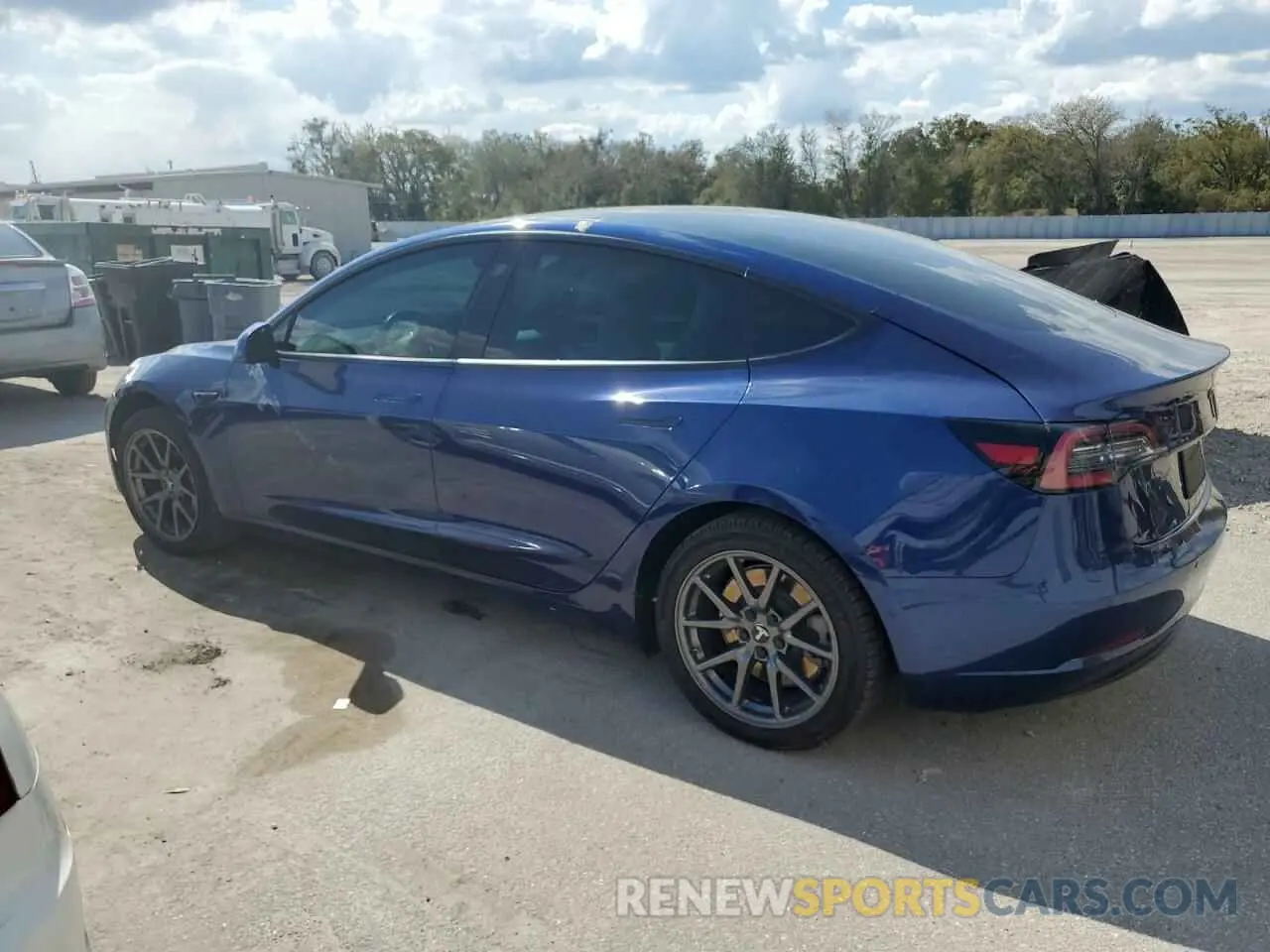 2 Photograph of a damaged car 5YJ3E1EA0KF486075 TESLA MODEL 3 2019