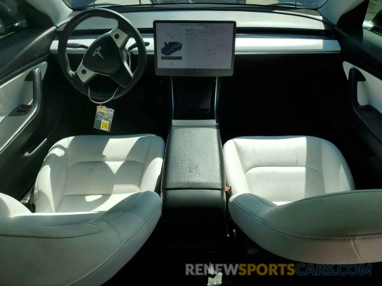 8 Photograph of a damaged car 5YJ3E1EA0KF486075 TESLA MODEL 3 2019