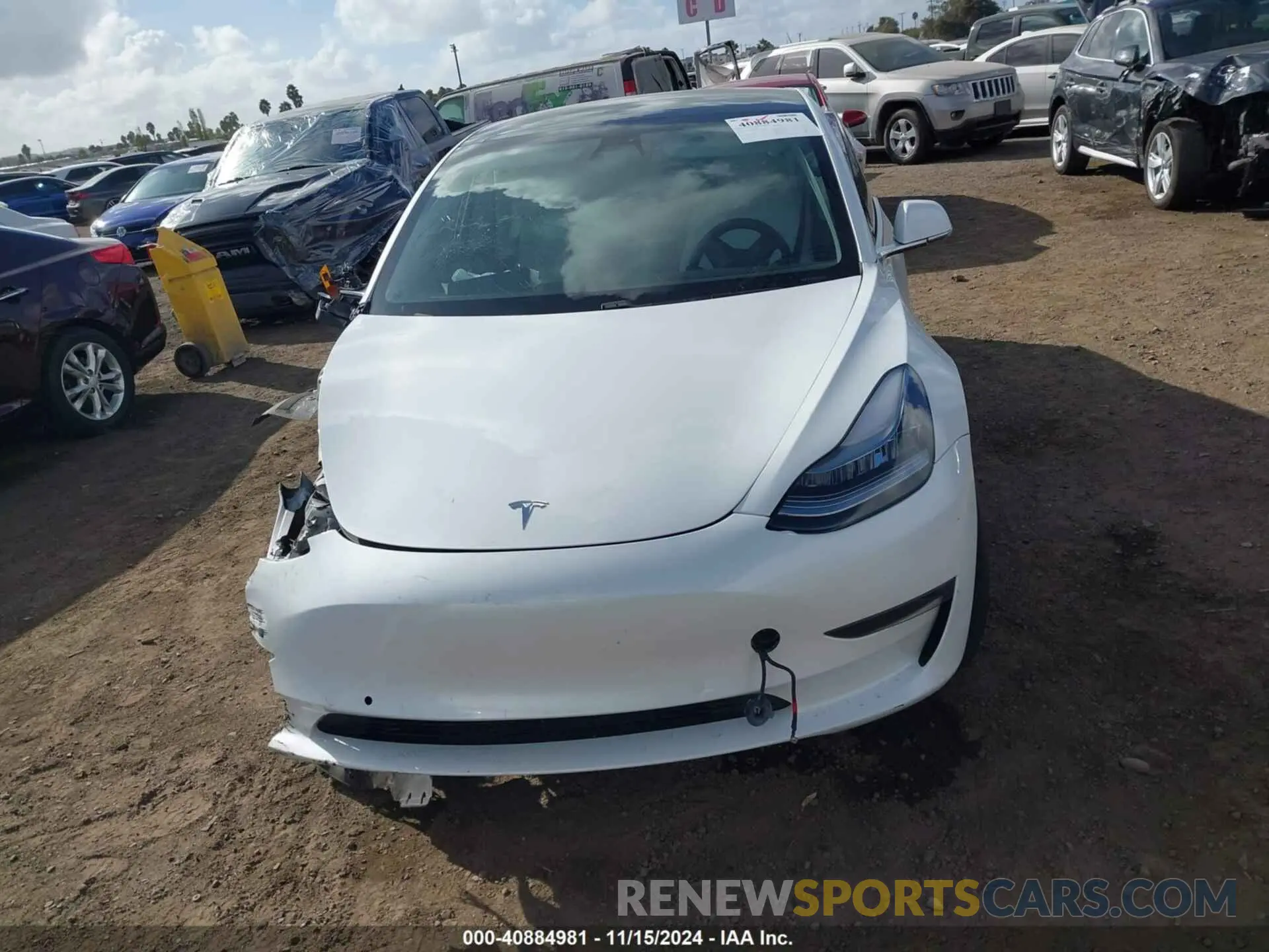 12 Photograph of a damaged car 5YJ3E1EA0KF486447 TESLA MODEL 3 2019
