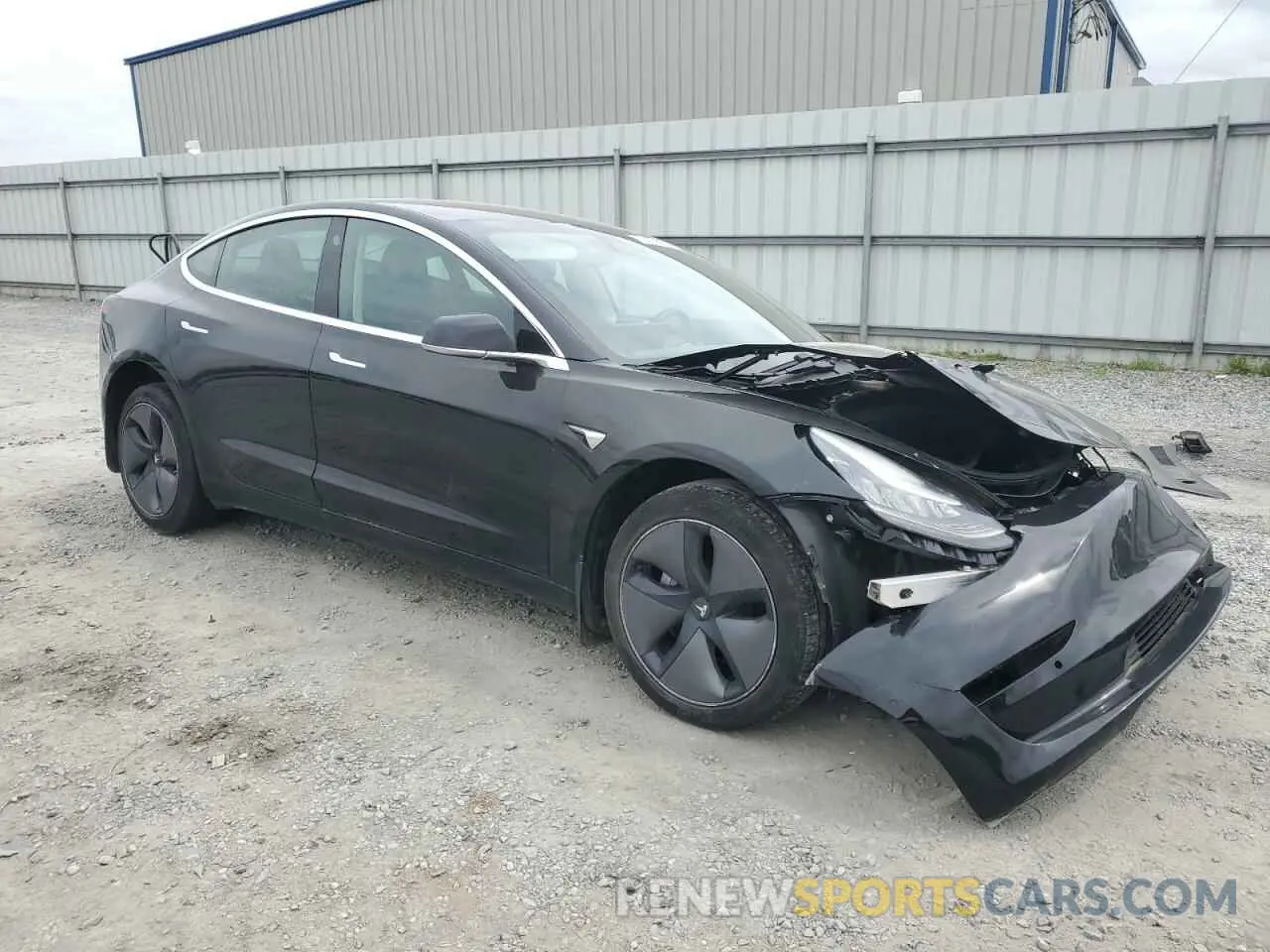 4 Photograph of a damaged car 5YJ3E1EA1KF189977 TESLA MODEL 3 2019