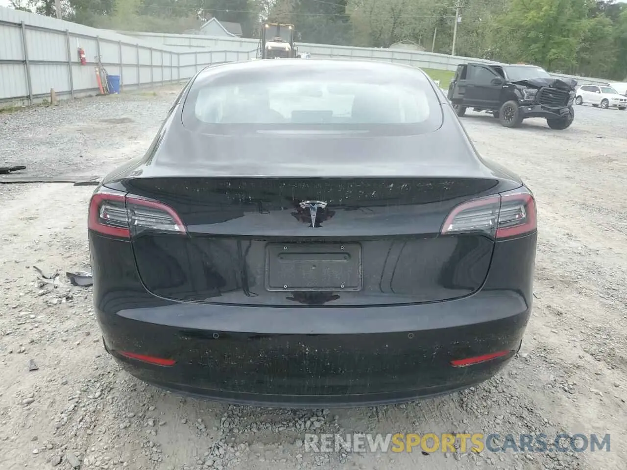 6 Photograph of a damaged car 5YJ3E1EA1KF189977 TESLA MODEL 3 2019