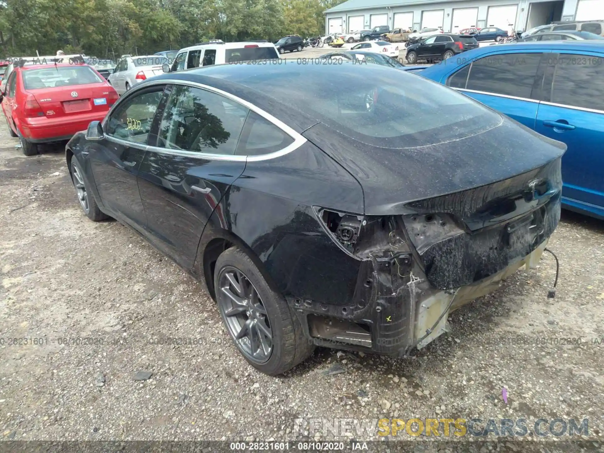 3 Photograph of a damaged car 5YJ3E1EA1KF193043 TESLA MODEL 3 2019