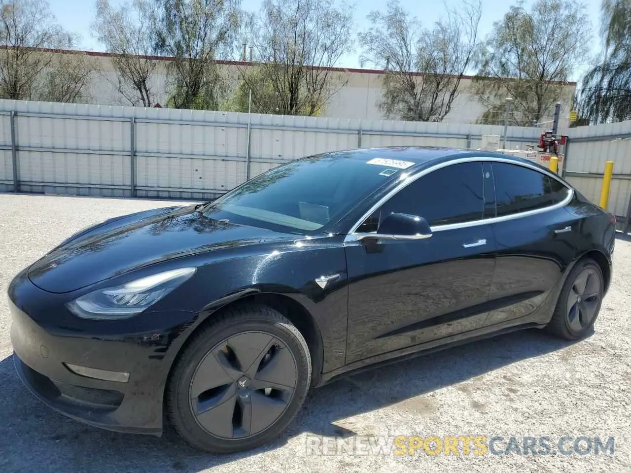 1 Photograph of a damaged car 5YJ3E1EA1KF193091 TESLA MODEL 3 2019