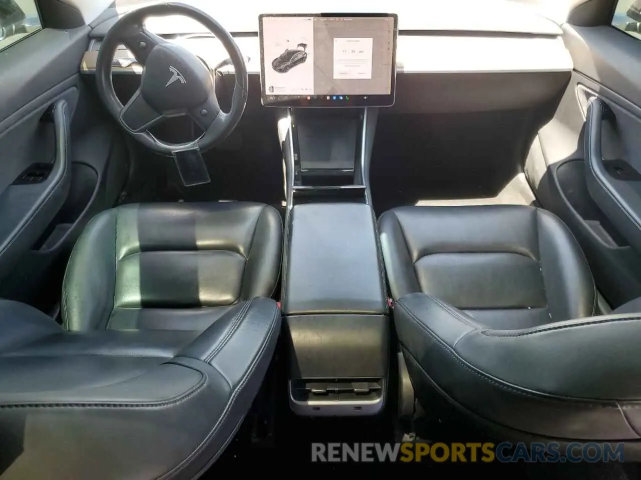 8 Photograph of a damaged car 5YJ3E1EA1KF193091 TESLA MODEL 3 2019