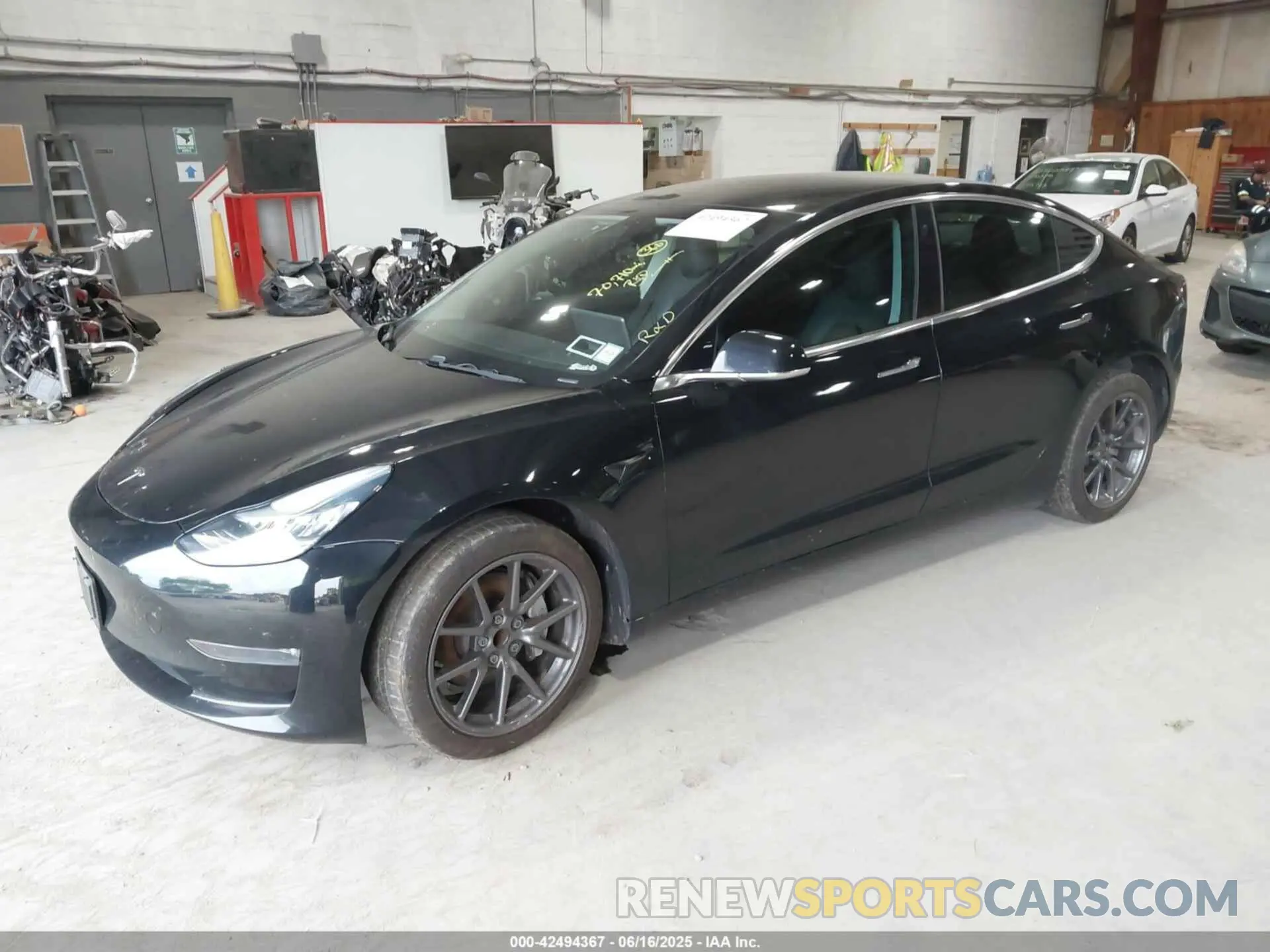 2 Photograph of a damaged car 5YJ3E1EA1KF297953 TESLA MODEL 3 2019