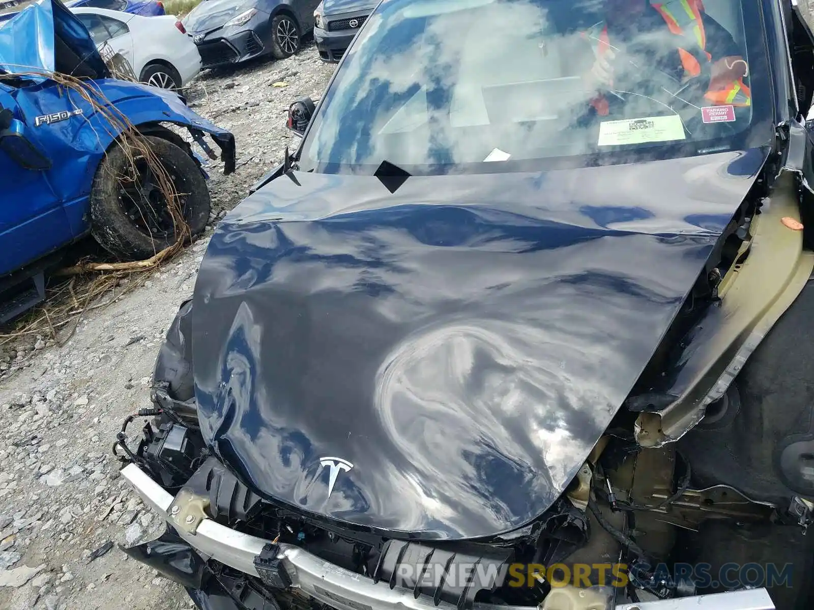 7 Photograph of a damaged car 5YJ3E1EA1KF302410 TESLA MODEL 3 2019