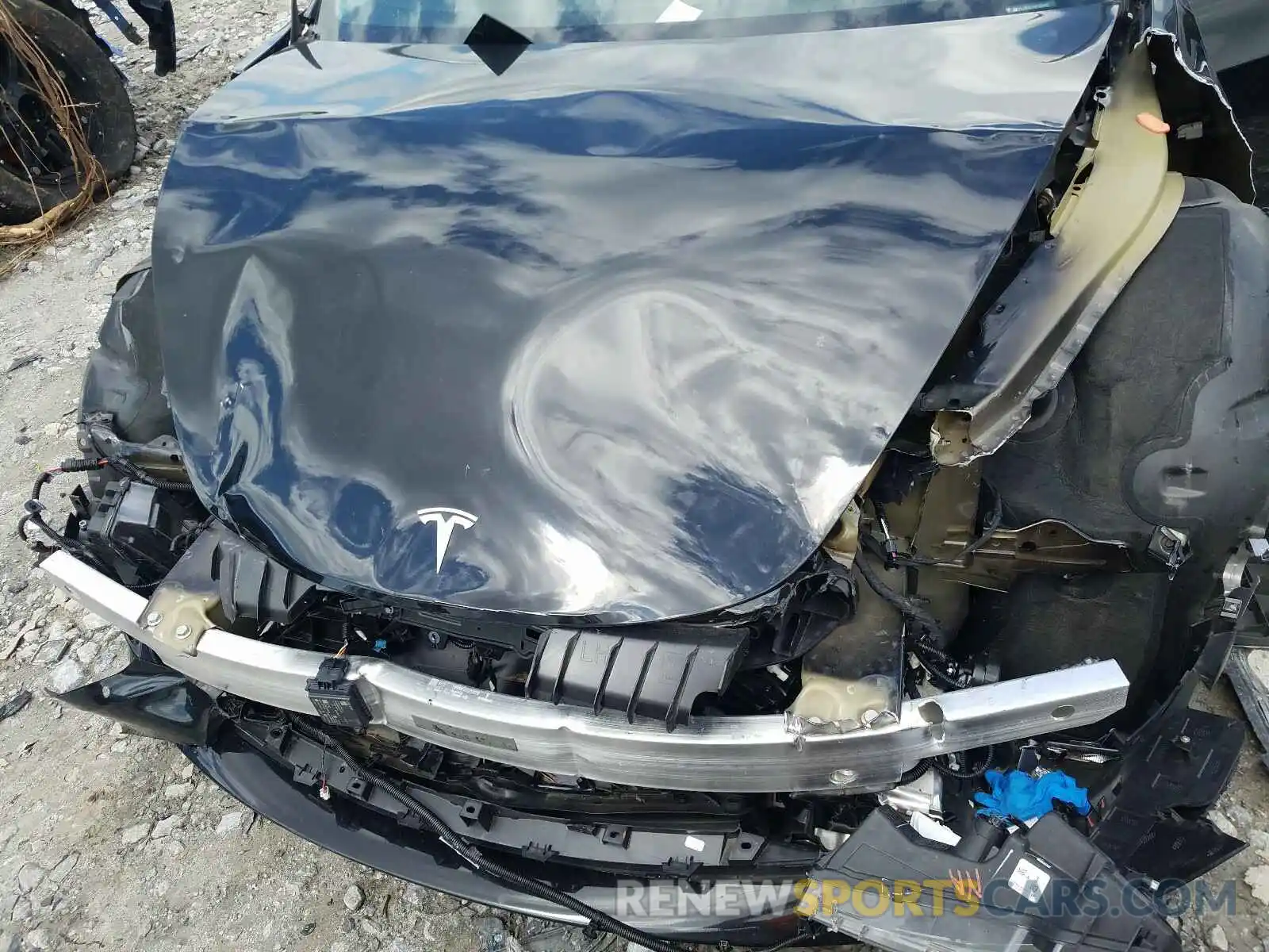 9 Photograph of a damaged car 5YJ3E1EA1KF302410 TESLA MODEL 3 2019