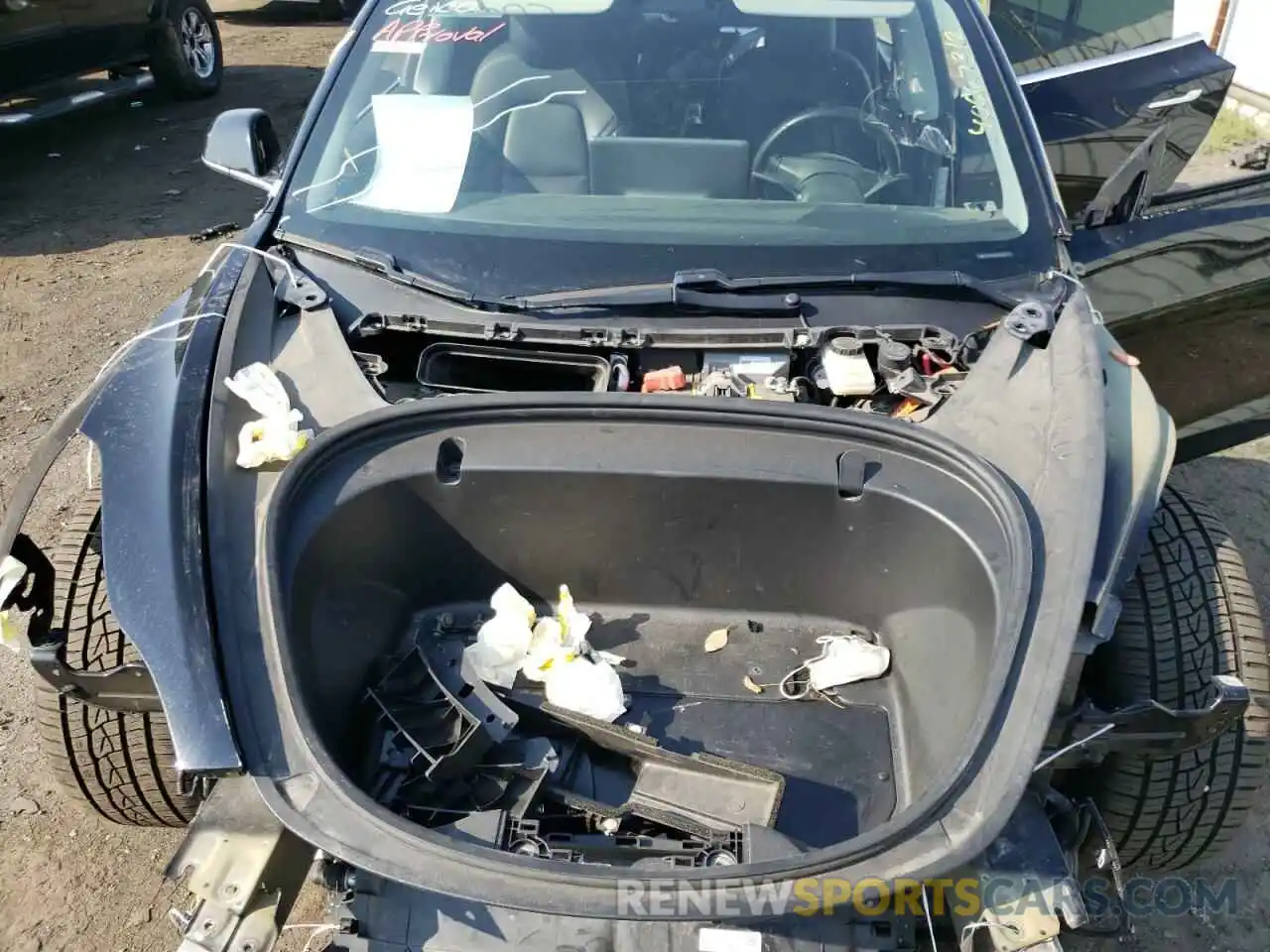 7 Photograph of a damaged car 5YJ3E1EA1KF304397 TESLA MODEL 3 2019